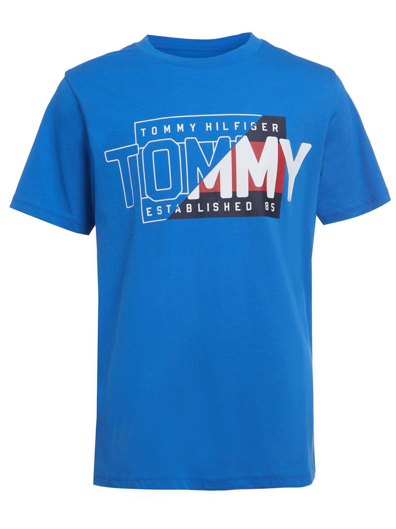 Polera Big Box Logo Azul Tommy Hilfiger-0