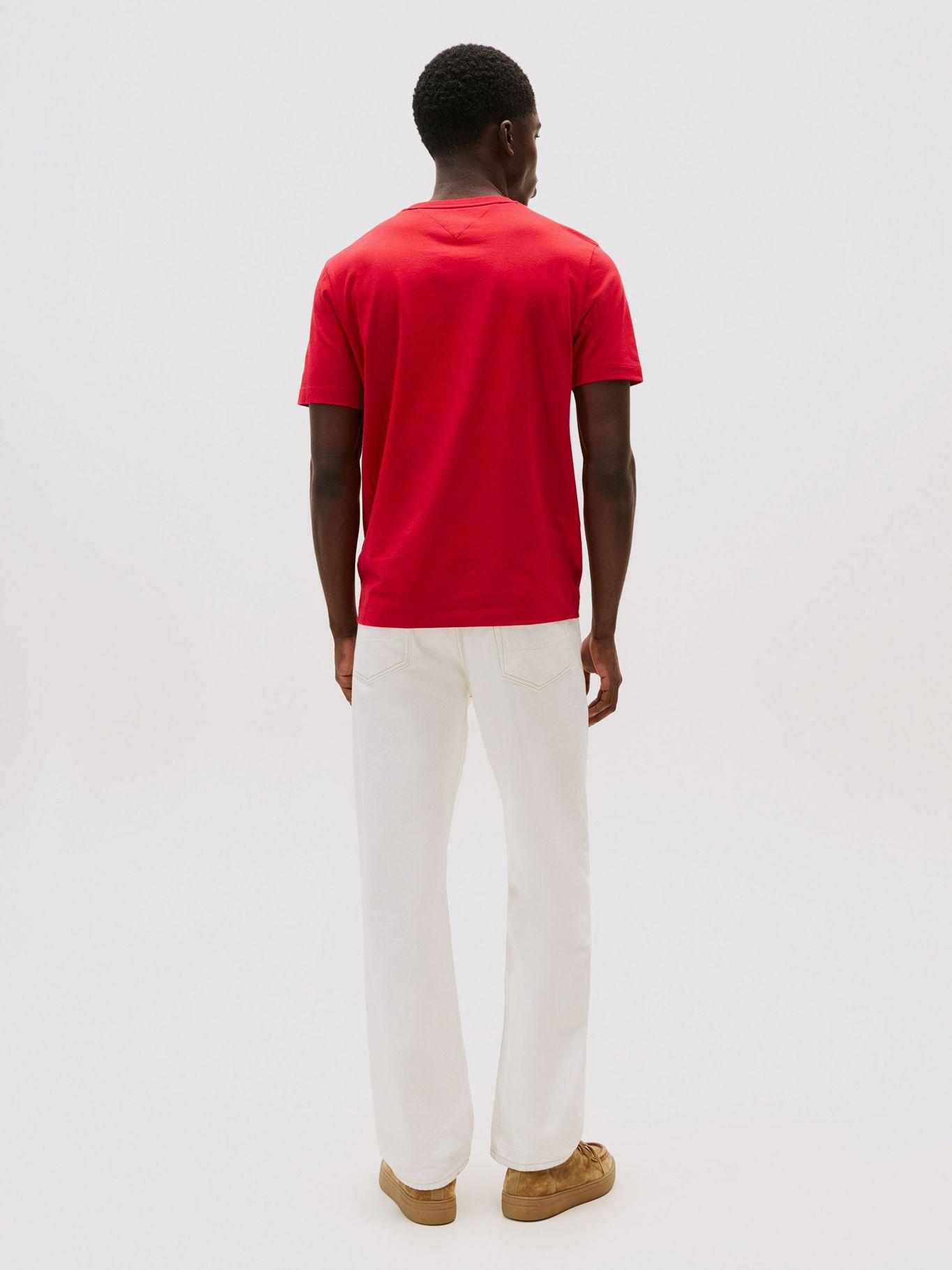 Polera Essential Solid Pocket Rojo Tommy Hilfiger-2