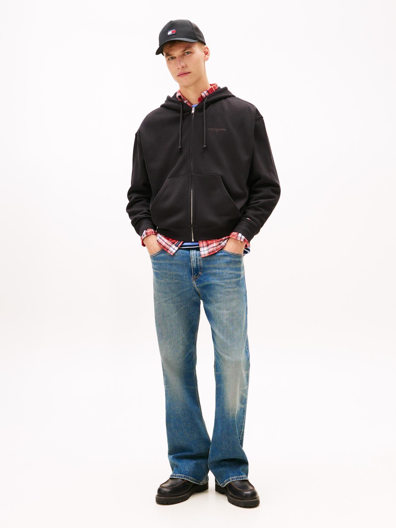 Polerón Hoodie Con Cierre Y Logo Script-1