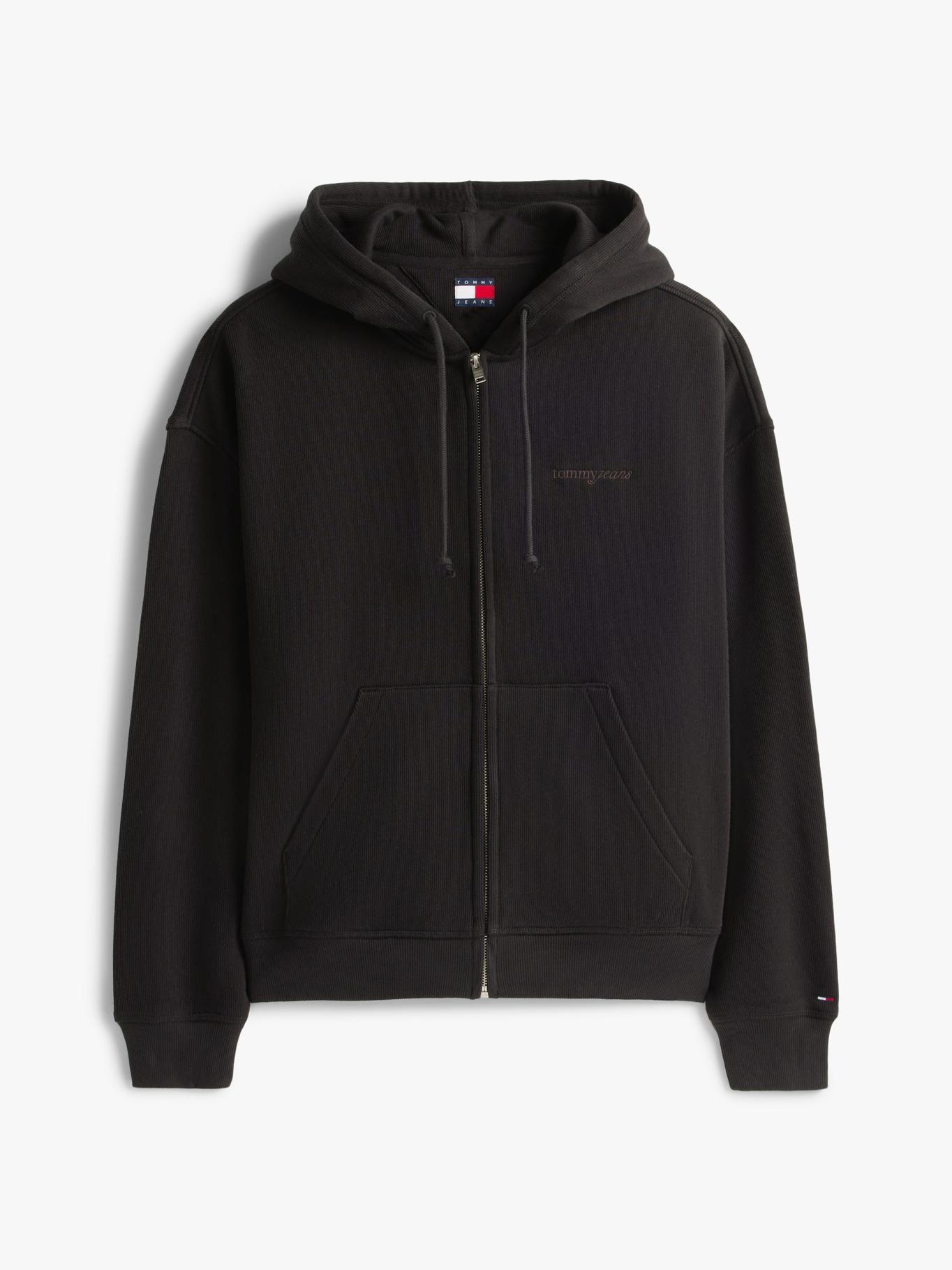 Polerón Hoodie Con Cierre Y Logo Script-4