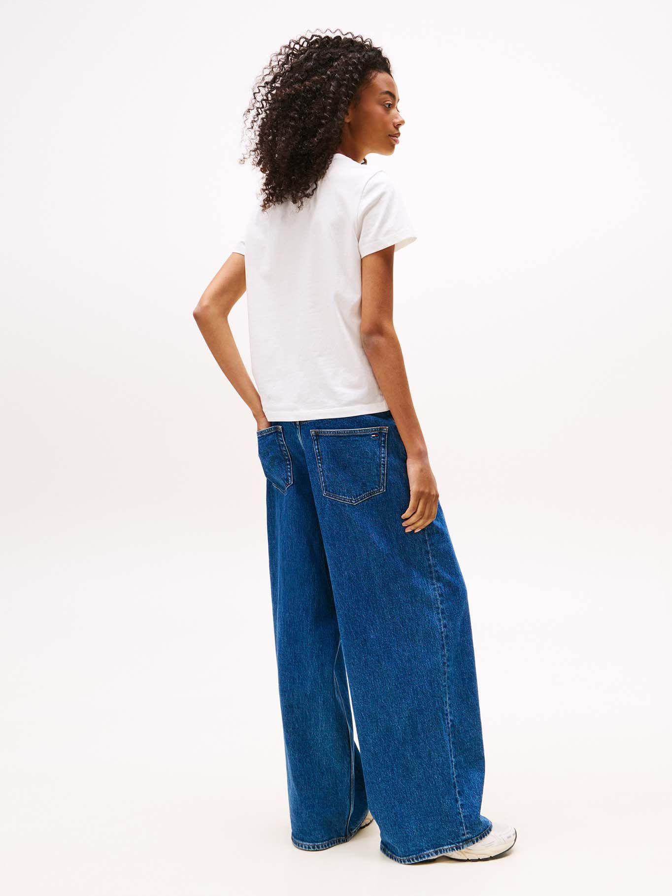 Polera Regular Fit Logo Varsity Blanco Tommy Jeans-2