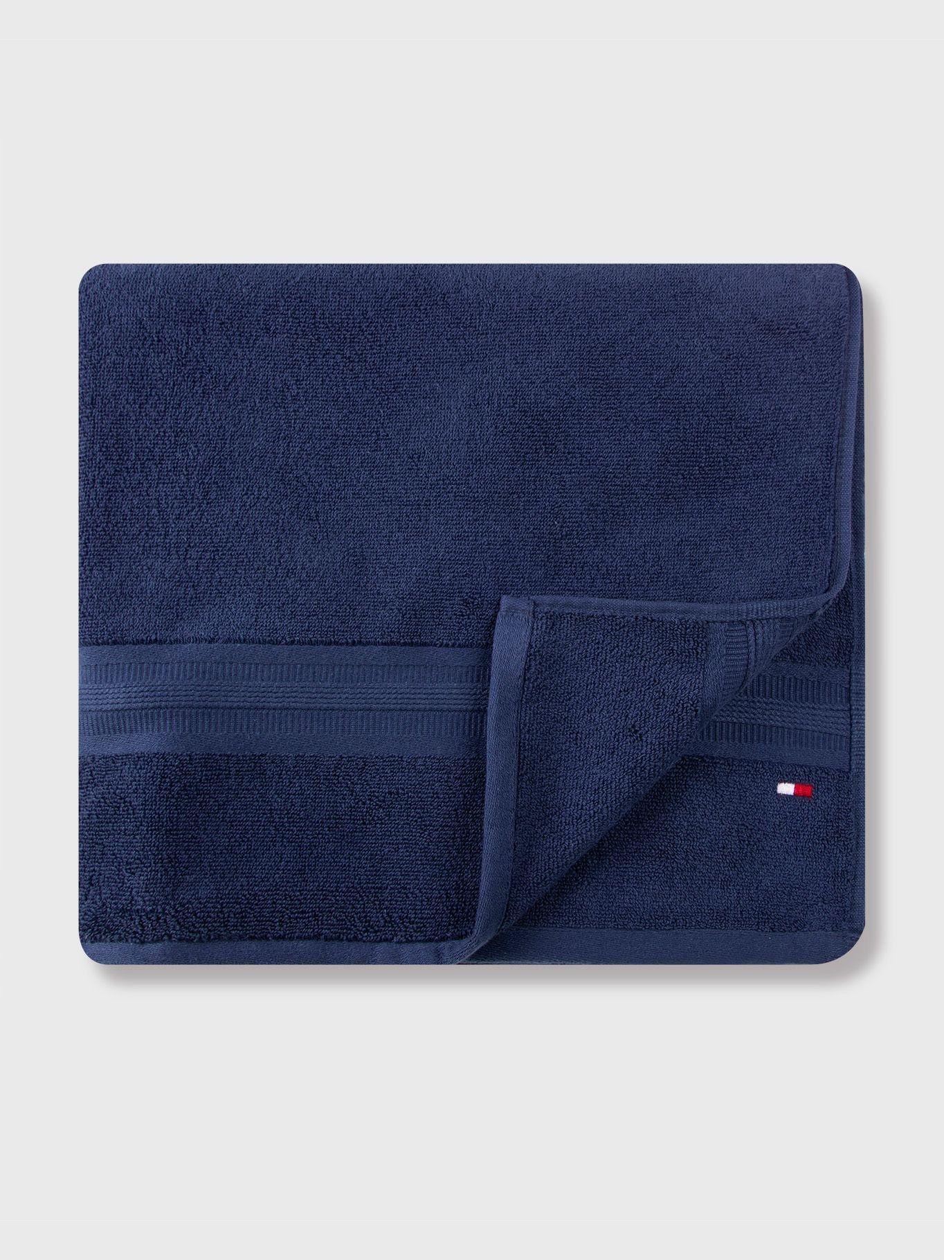 Toalla De Baño Solid Azul Tommy Hilfiger-0