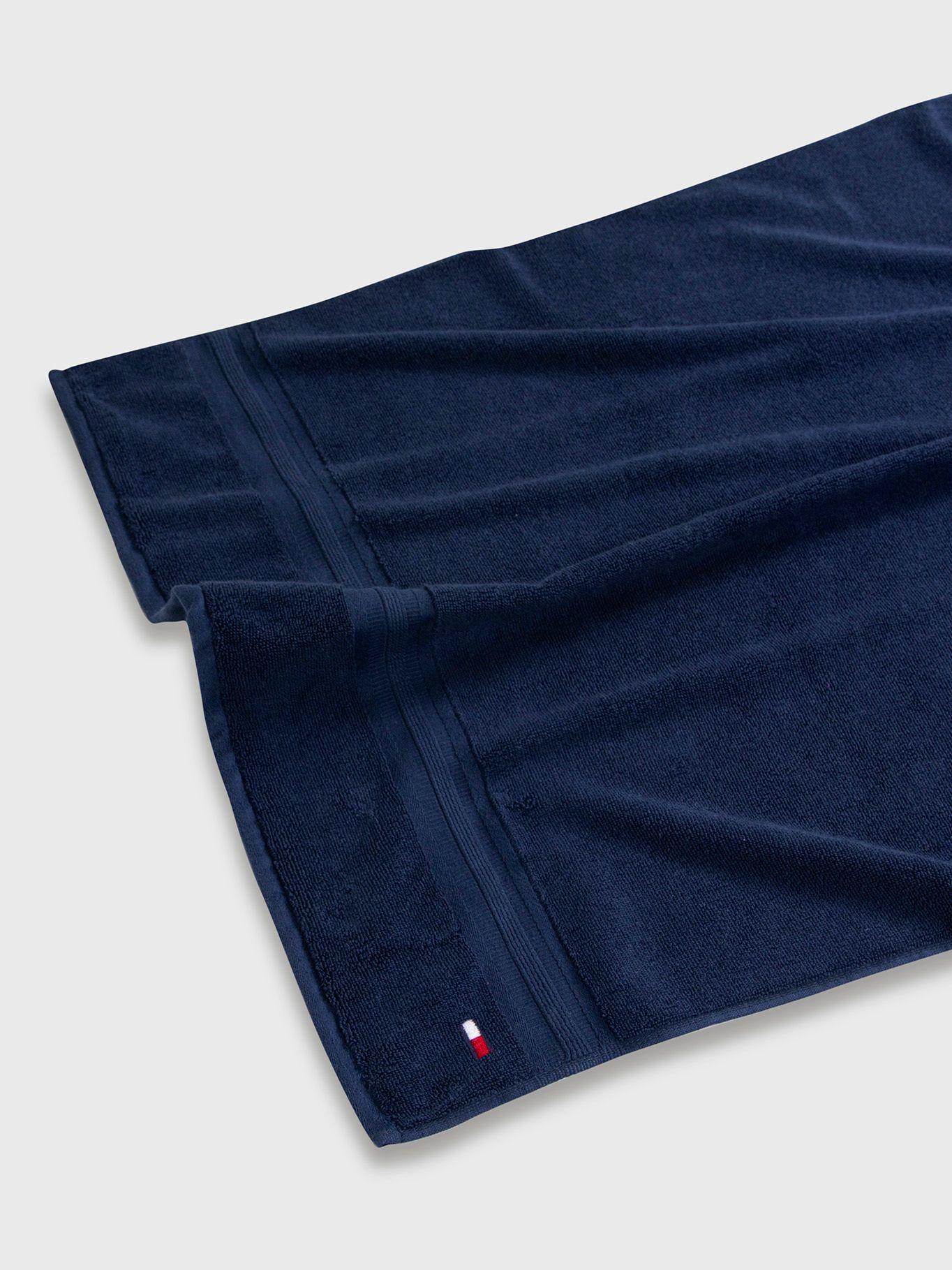 Toalla De Baño Solid Azul Tommy Hilfiger-1