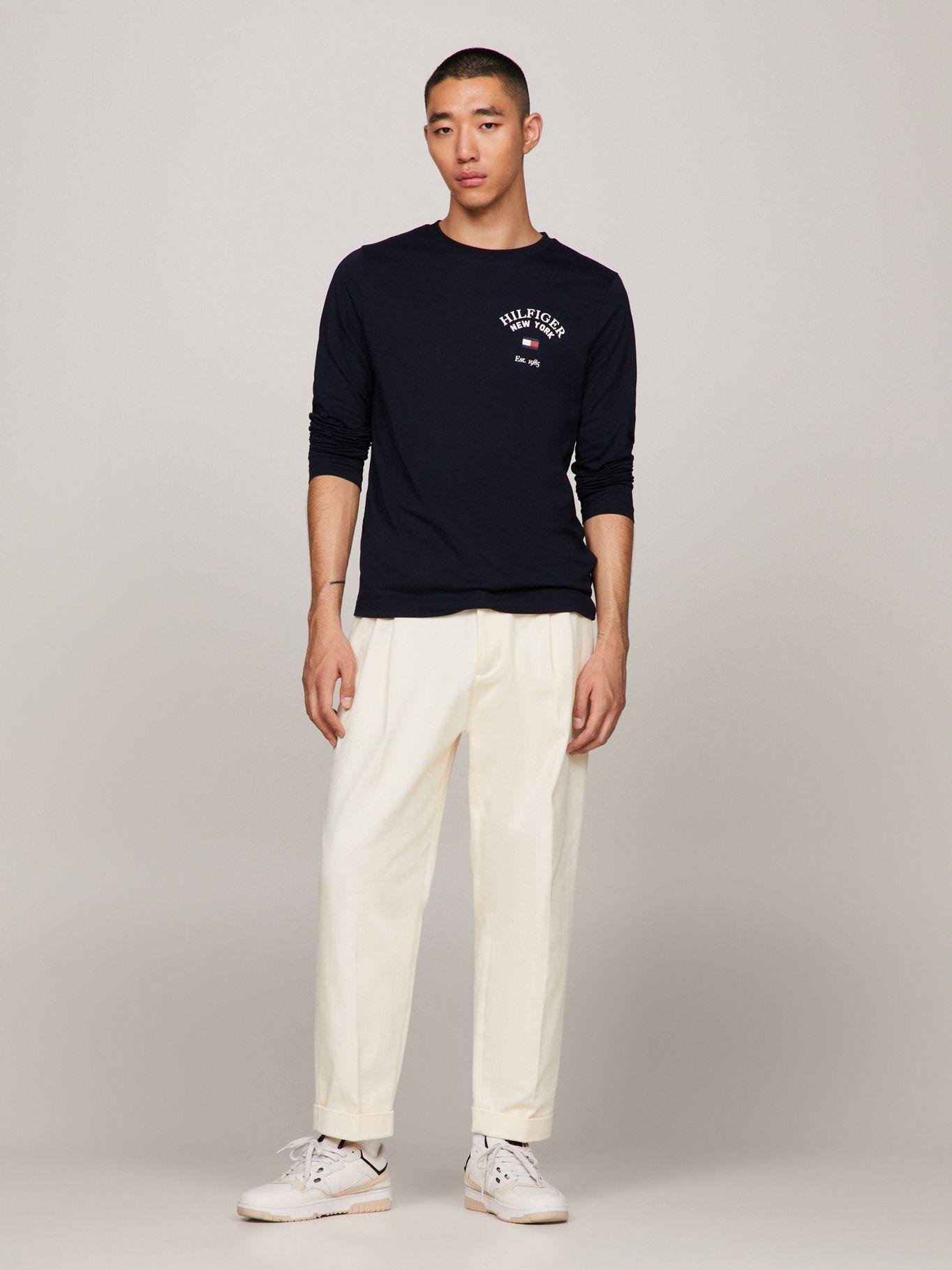 POLERA VARSITY ARCHIVE LOGO AZUL TOMMY HILFIGER-1