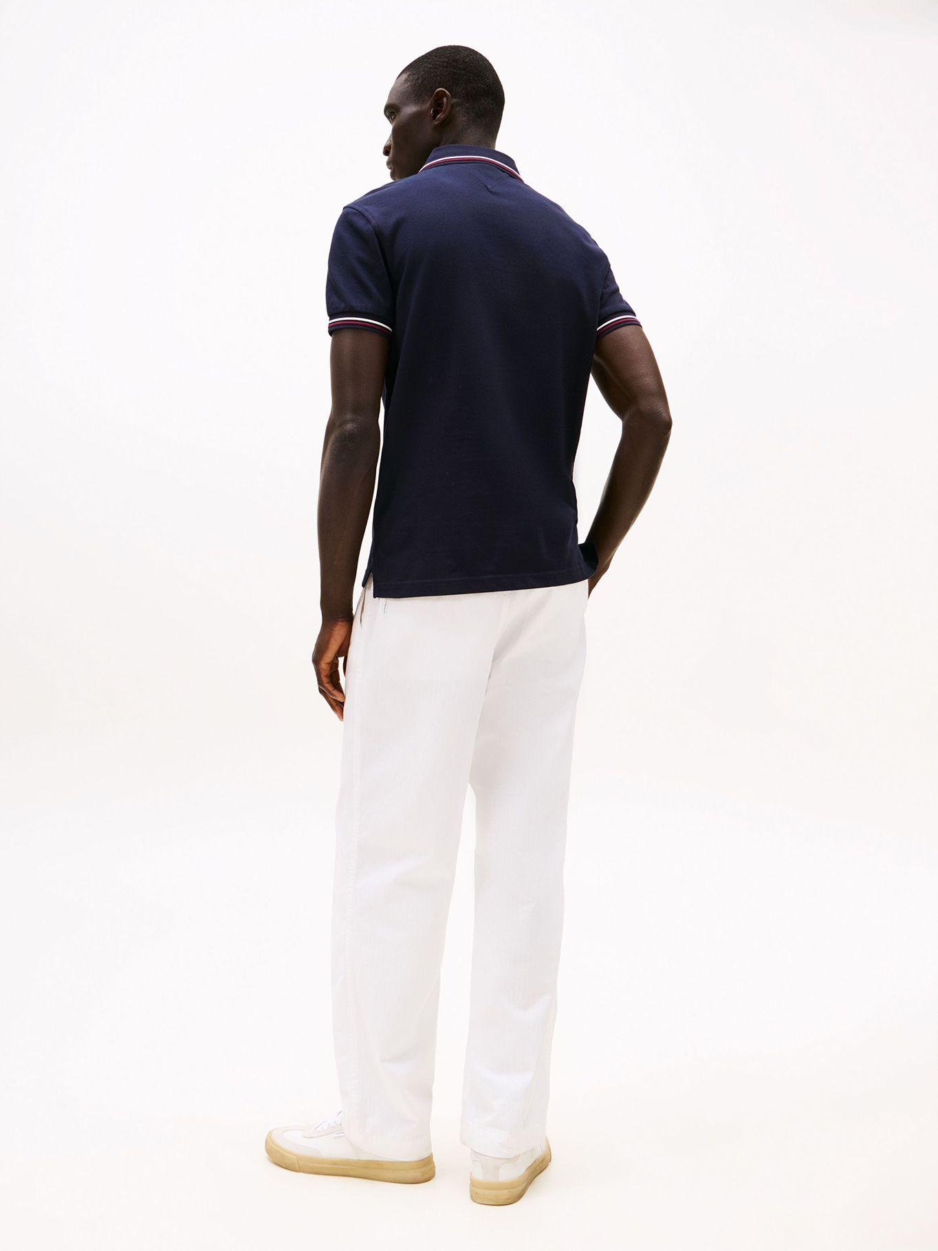 Polo  Ribetes Tipped Slim Fit Azul DW5 Tommy Hilfiger-2