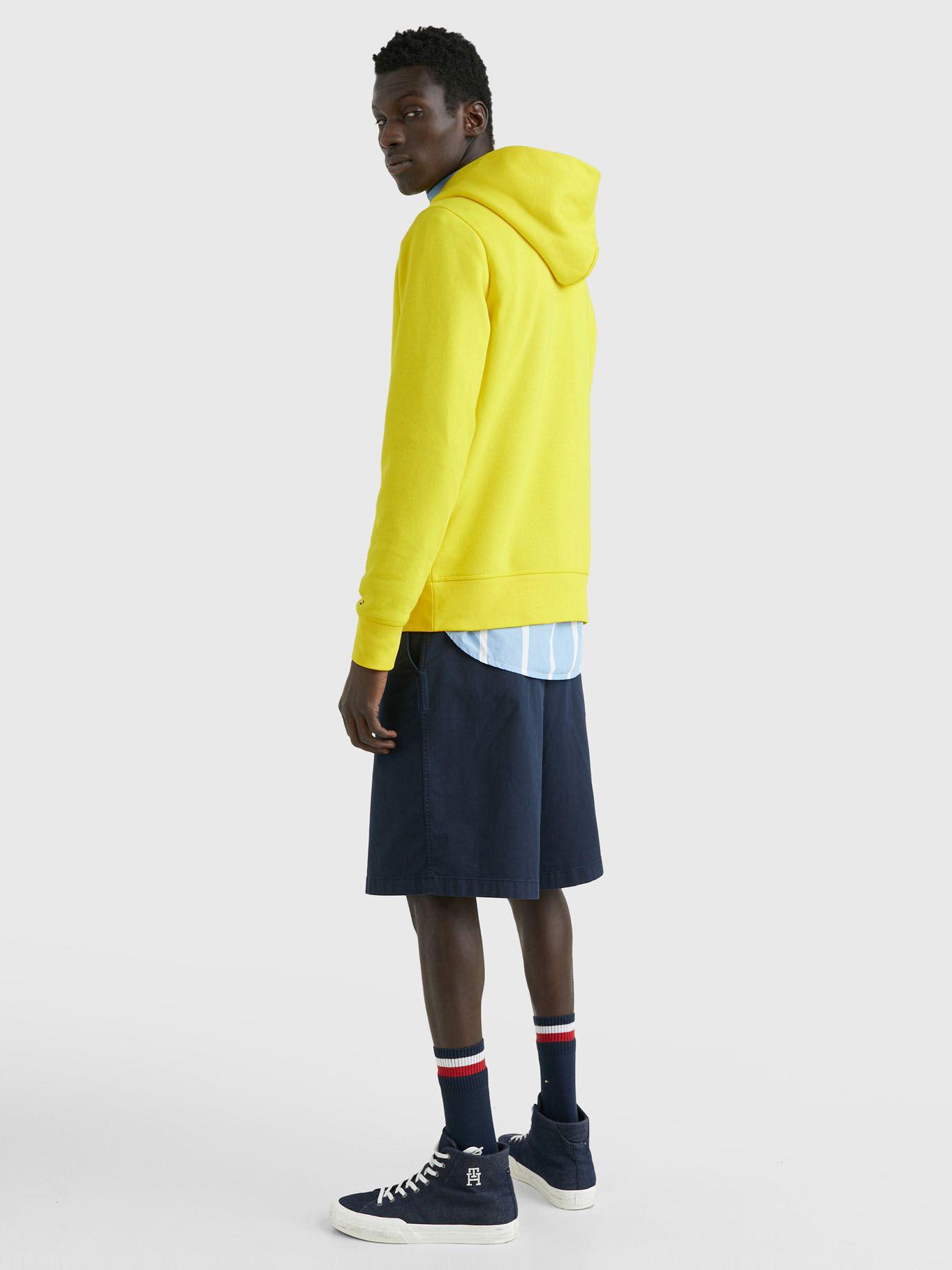 Polerón Hoodie Curve Logo Amarillo Tommy Hilfiger-2