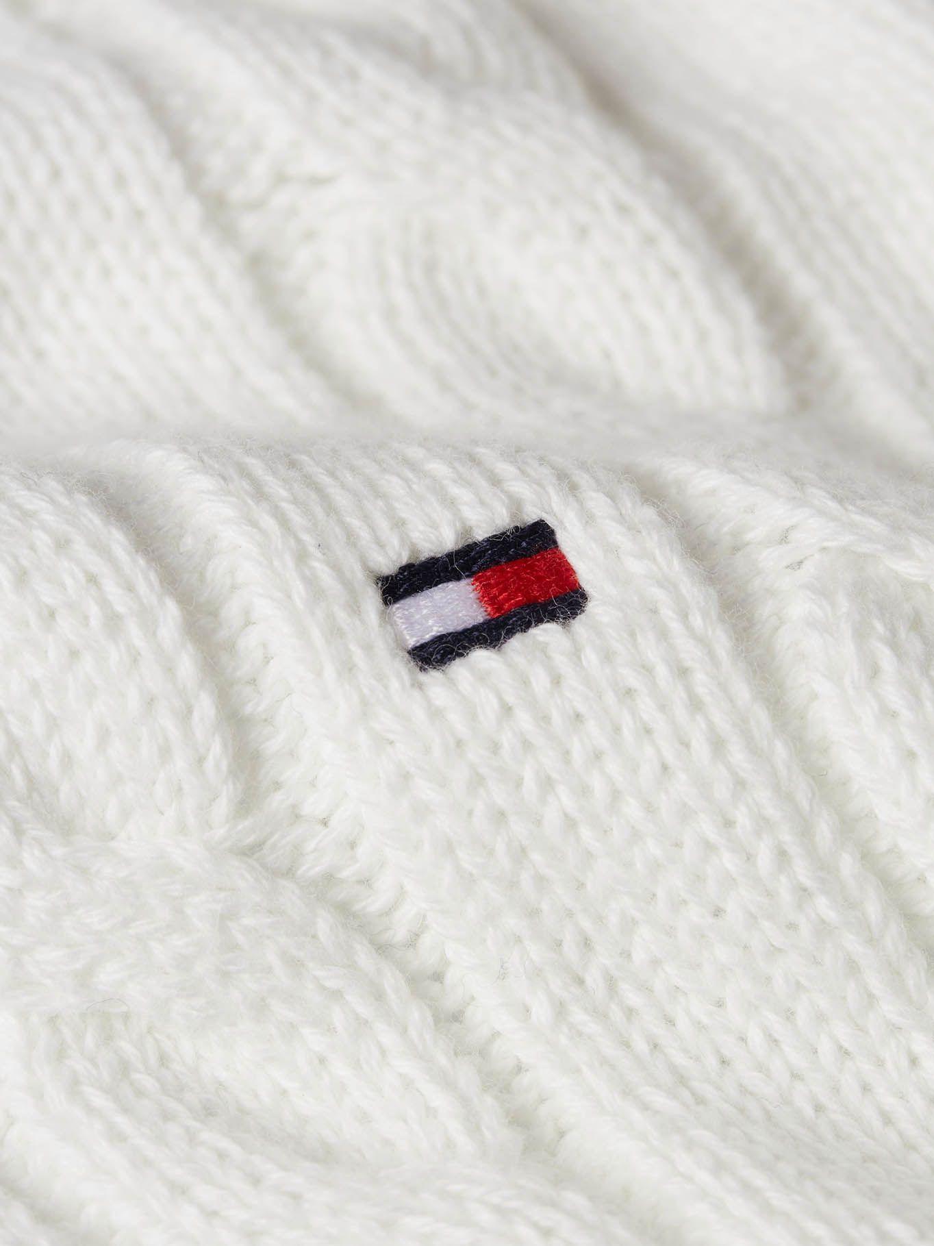 Sweater Tejido Cable C-Neck Blanco Tommy Hilfiger-5