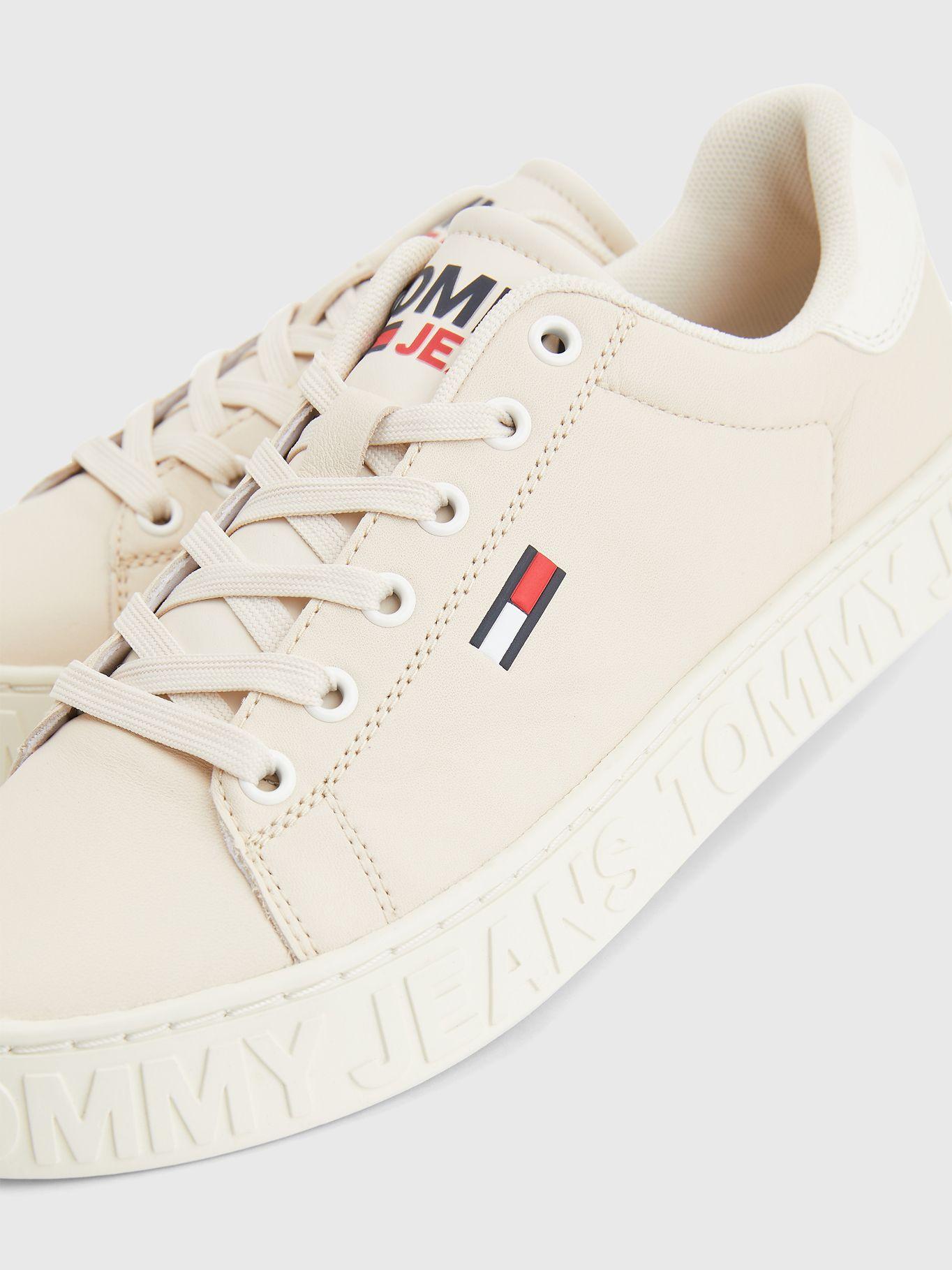 Zapatillas Con Logo Y Suela Cupsole Crema Tommy Jeans-2