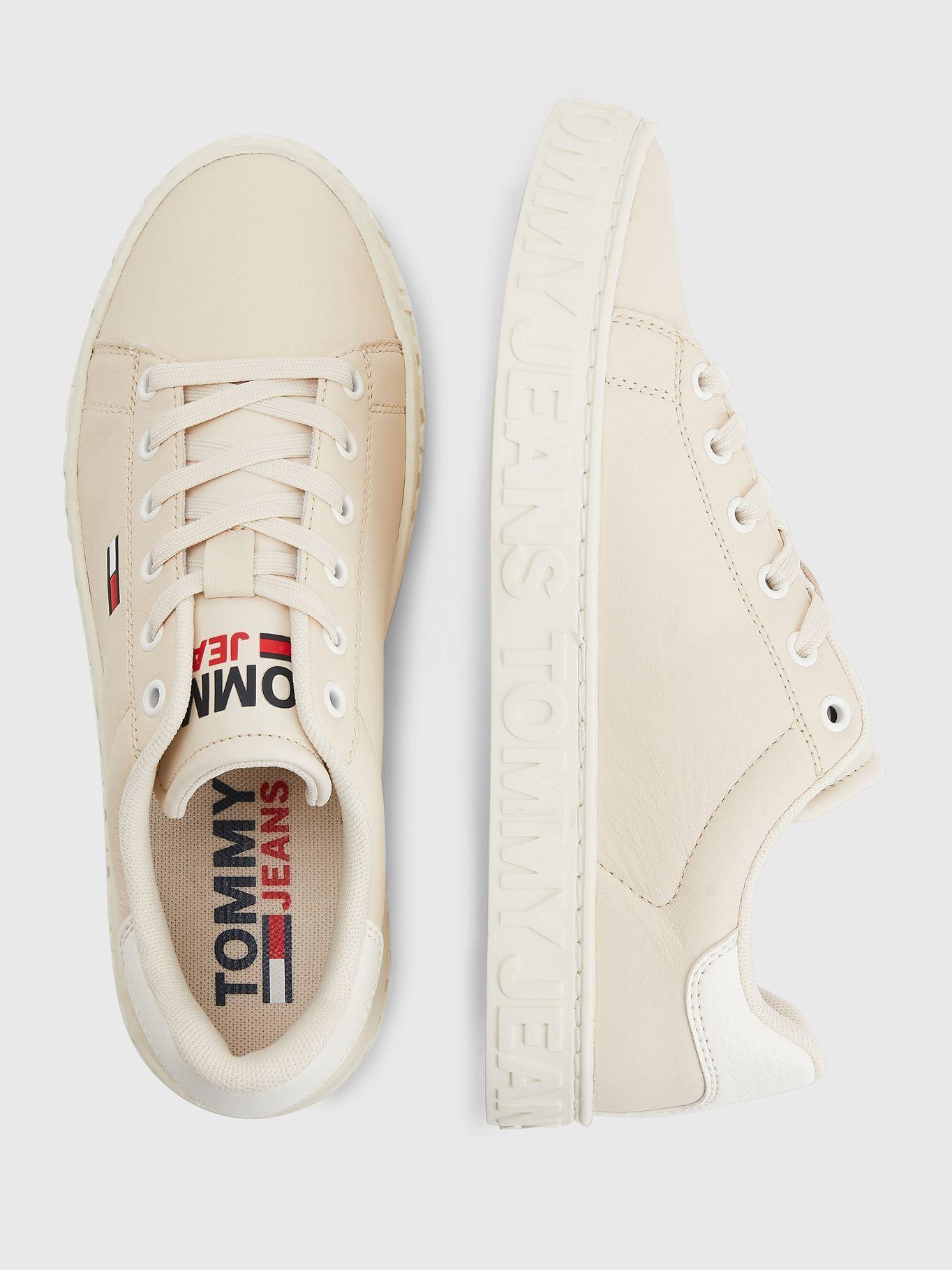 Zapatillas Con Logo Y Suela Cupsole Crema Tommy Jeans-3