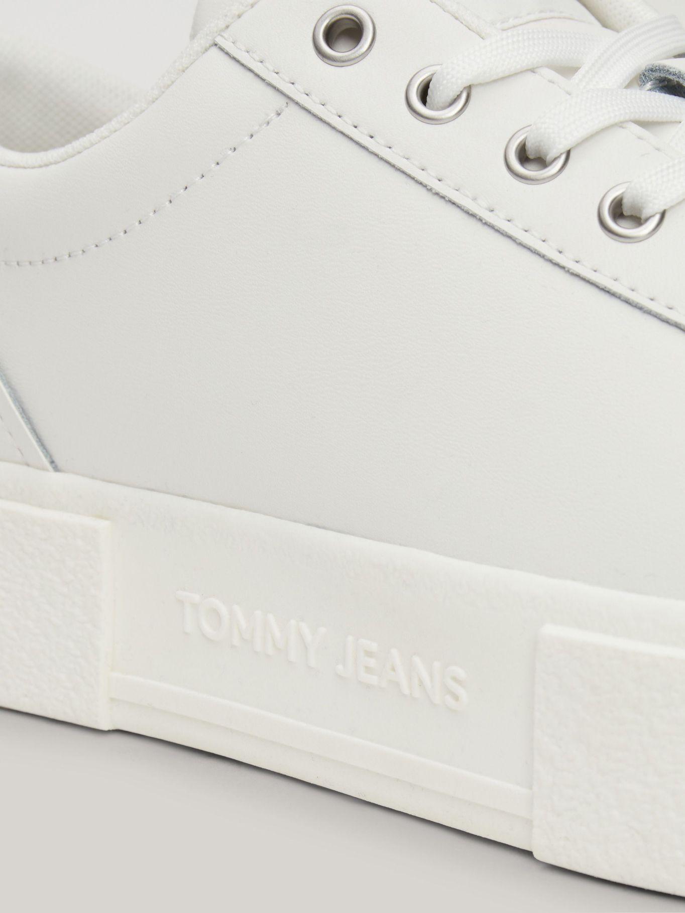 Zapatillas D Plataforma Con Logo Blanco Tommy Hilfiger-6