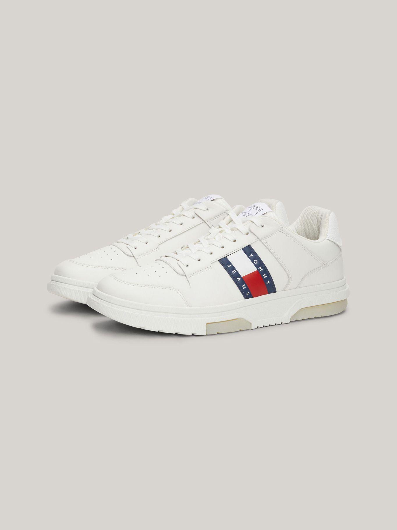 Zapatillas De Cuero The Brooklyn Blanco Tommy Hilfiger-0