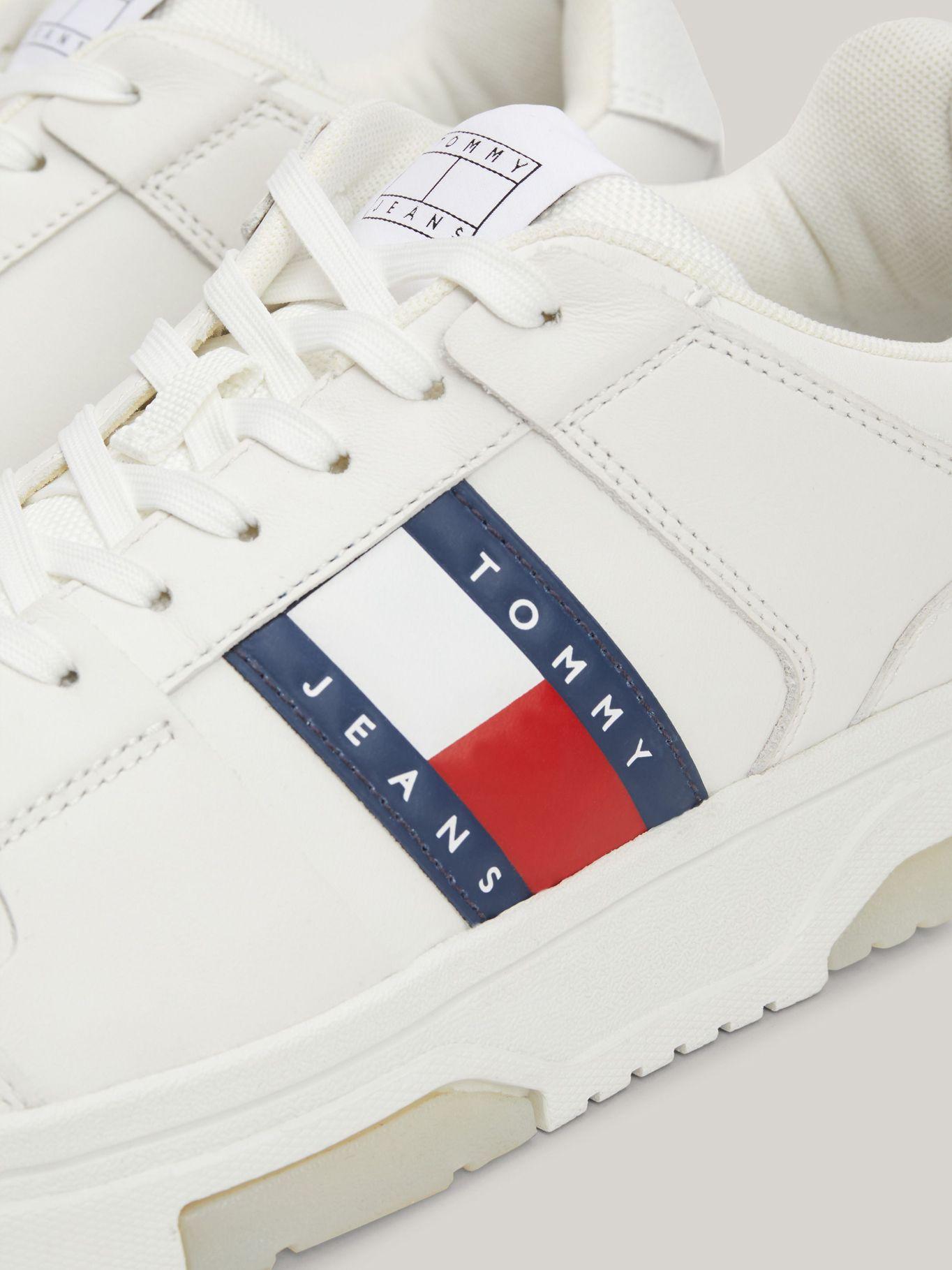 Zapatillas De Cuero The Brooklyn Blanco Tommy Hilfiger-6