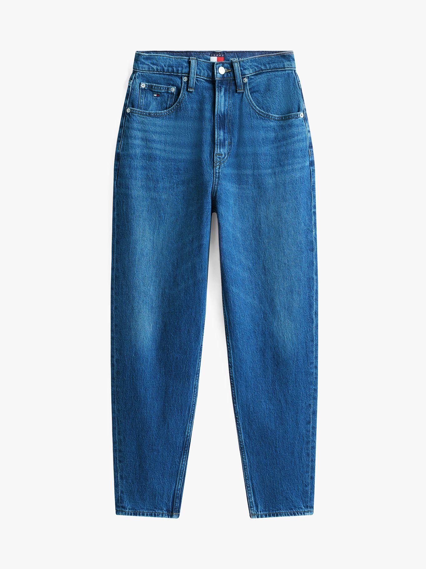 Jeans Mom De Talle Alto Azul Tommy Jeans-4