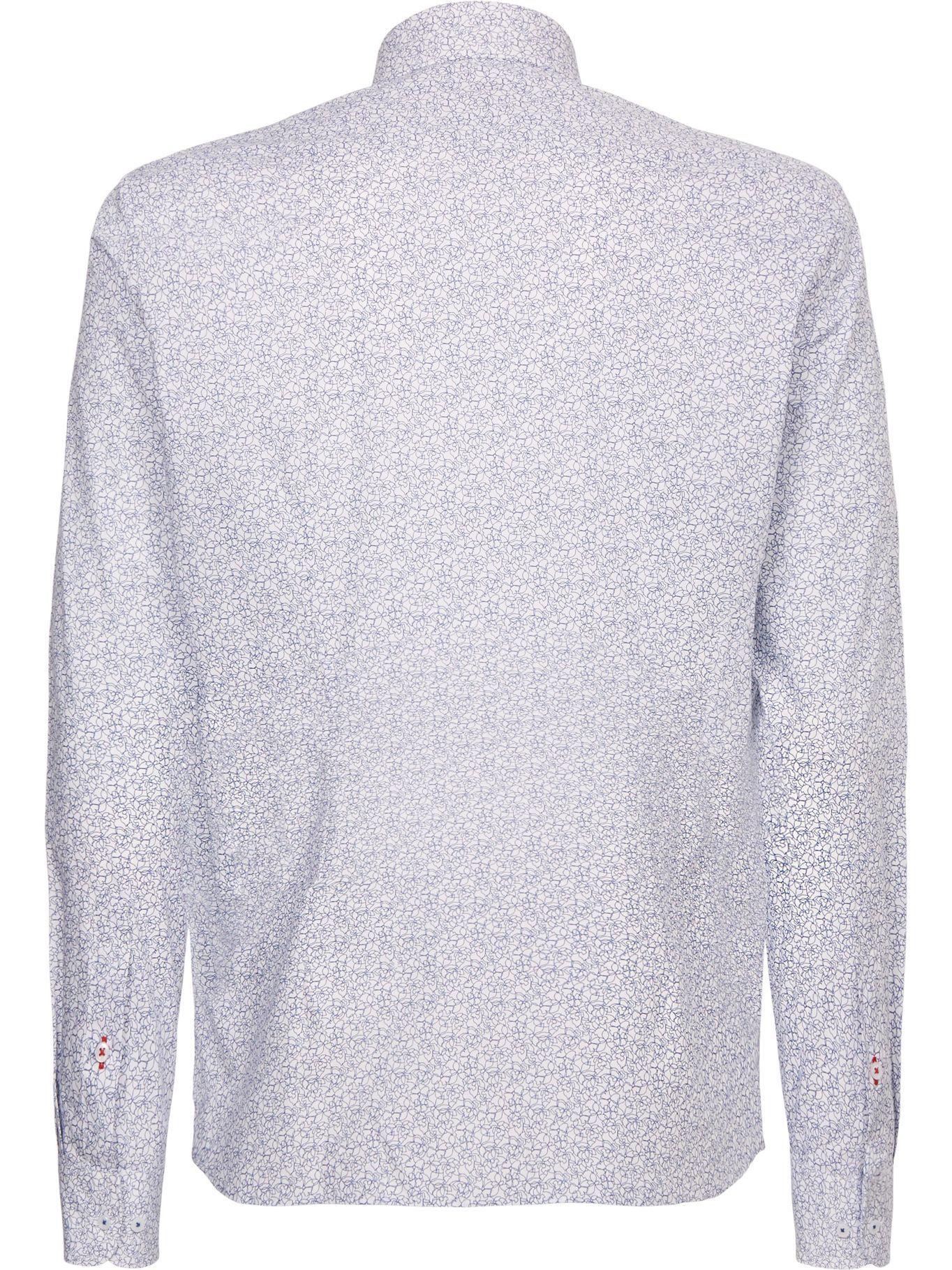 Camisa Print Floral Azul Tommy Hilfiger F2-1