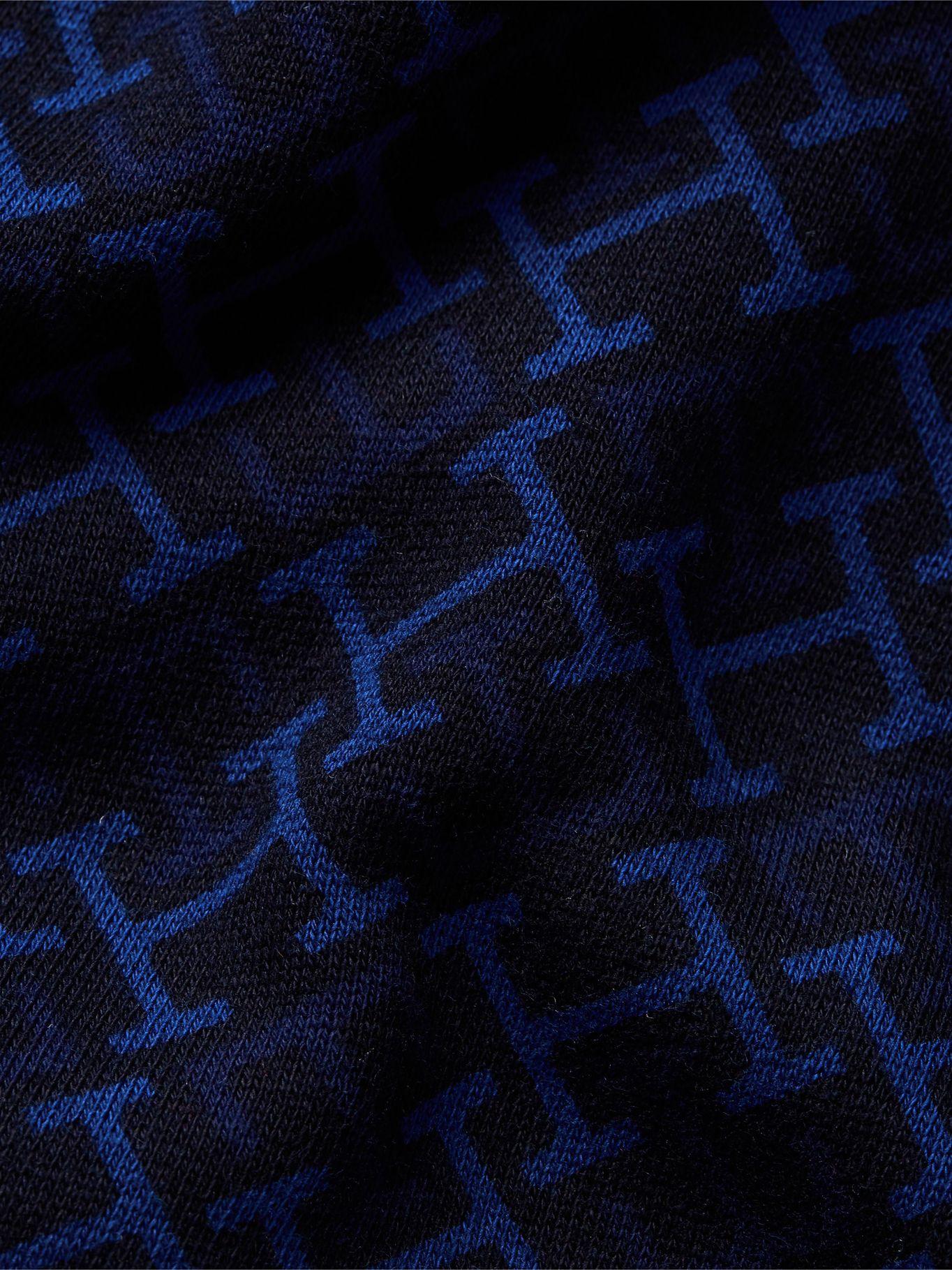 Polerón Hoodie Monogram Print Azul Tommy Hilfiger-7