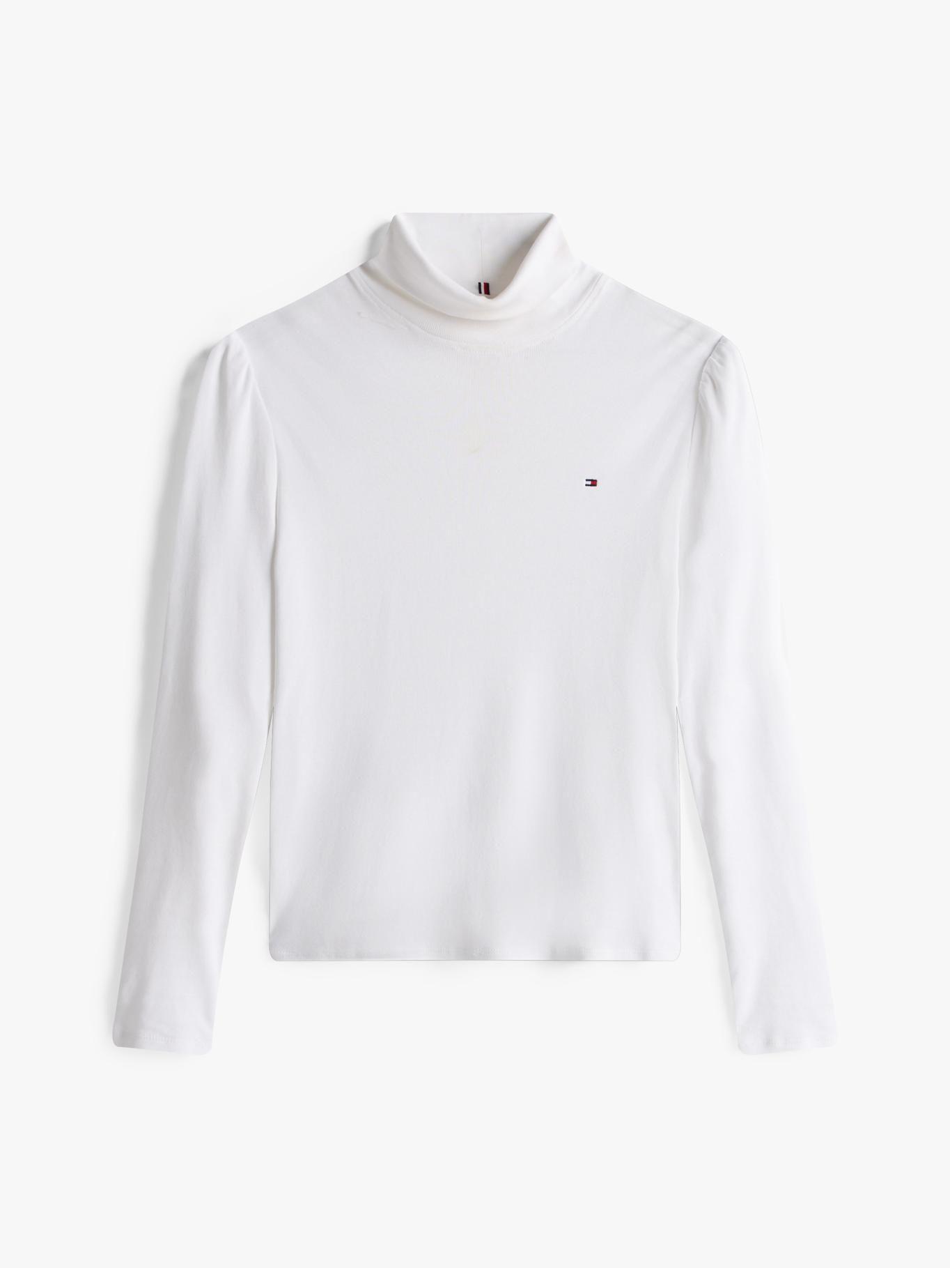 Polera De Cuello Alto Essential Blanco Tommy Hilfiger-4