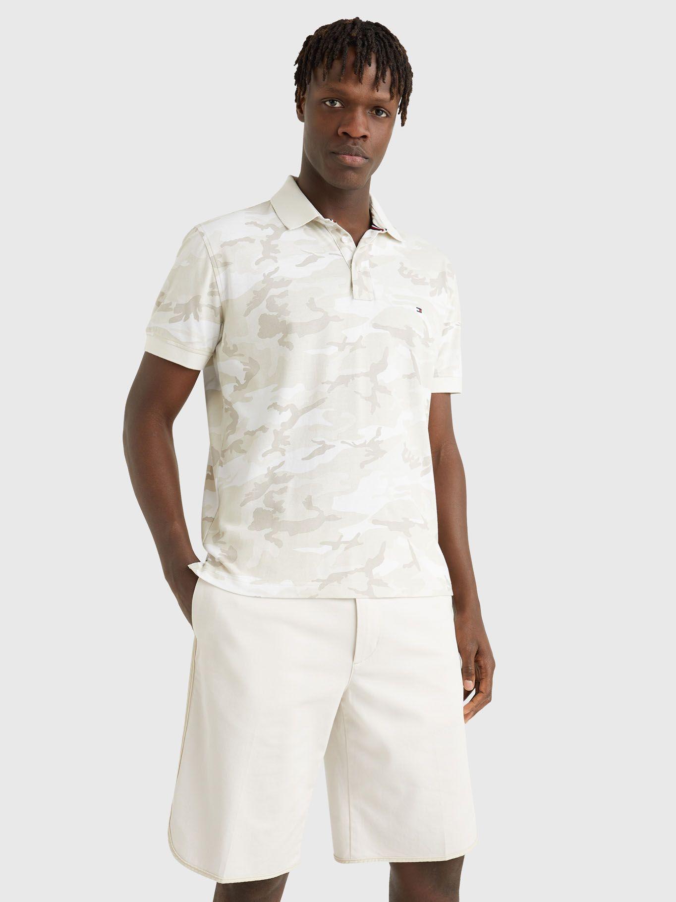 Polo Camo Print Beige Tommy Hilfiger JN2-3