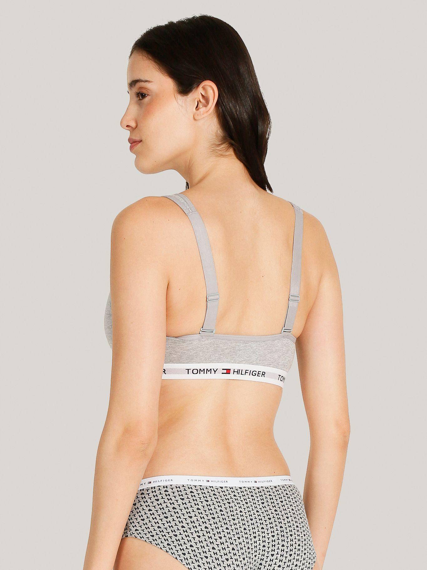 Bralette Classic Core Con Logo Gris Tommy Hilfiger-2