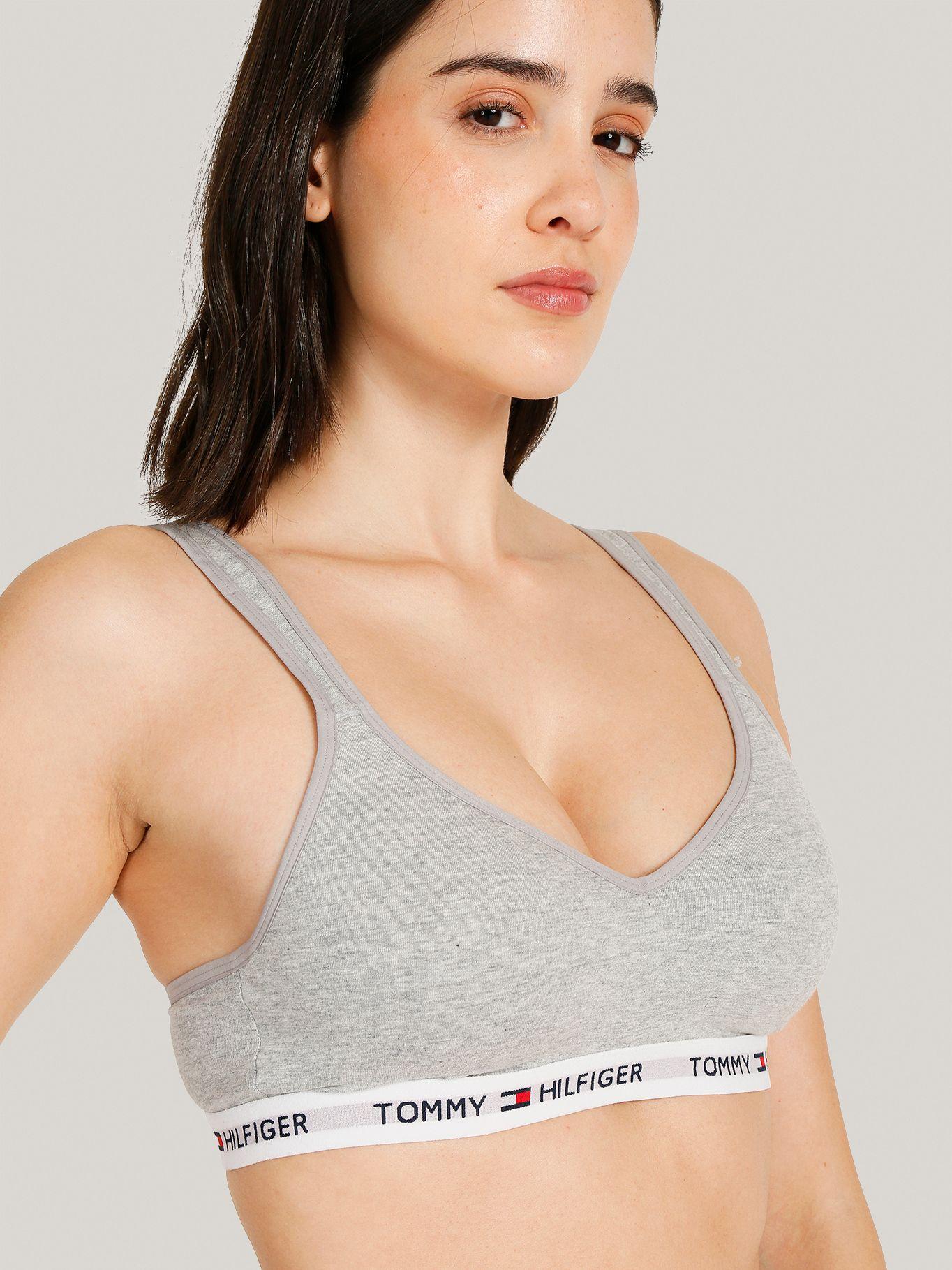 Bralette Classic Core Con Logo Gris Tommy Hilfiger-3