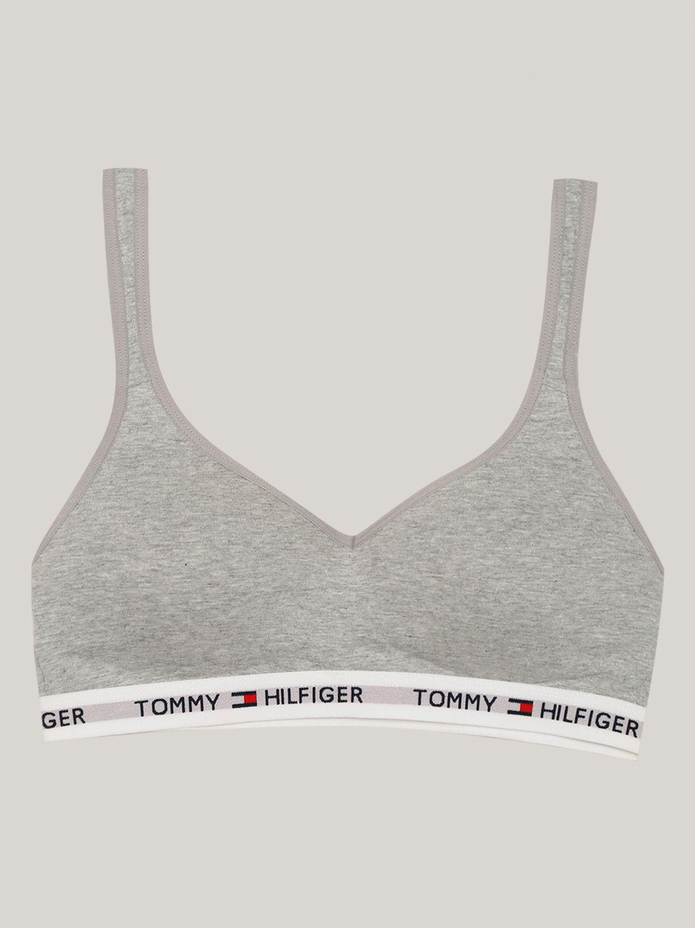 Bralette Classic Core Con Logo Gris Tommy Hilfiger-4