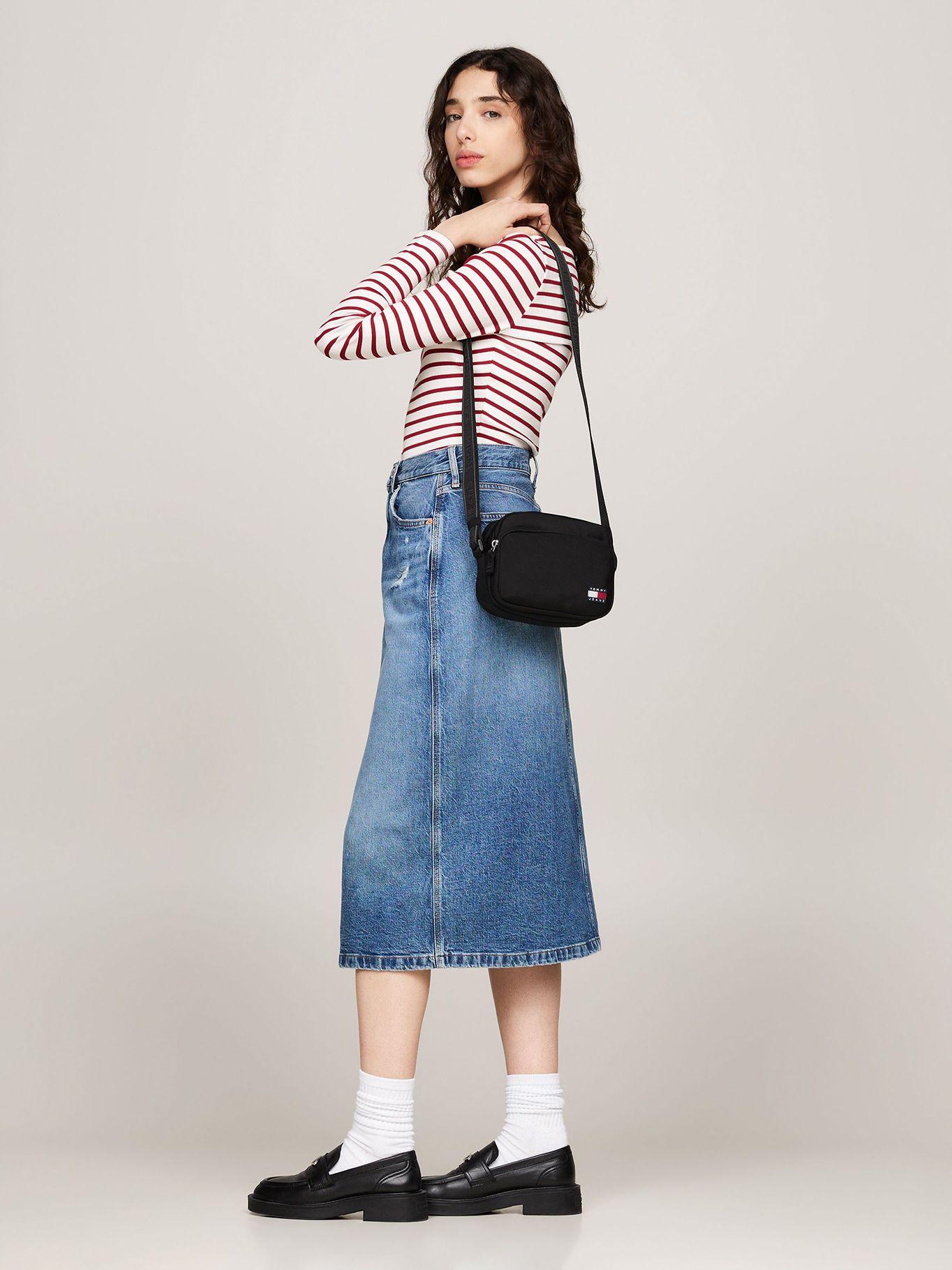 Bandolera Essential Con Logo Negro Tommy Hilfiger-1
