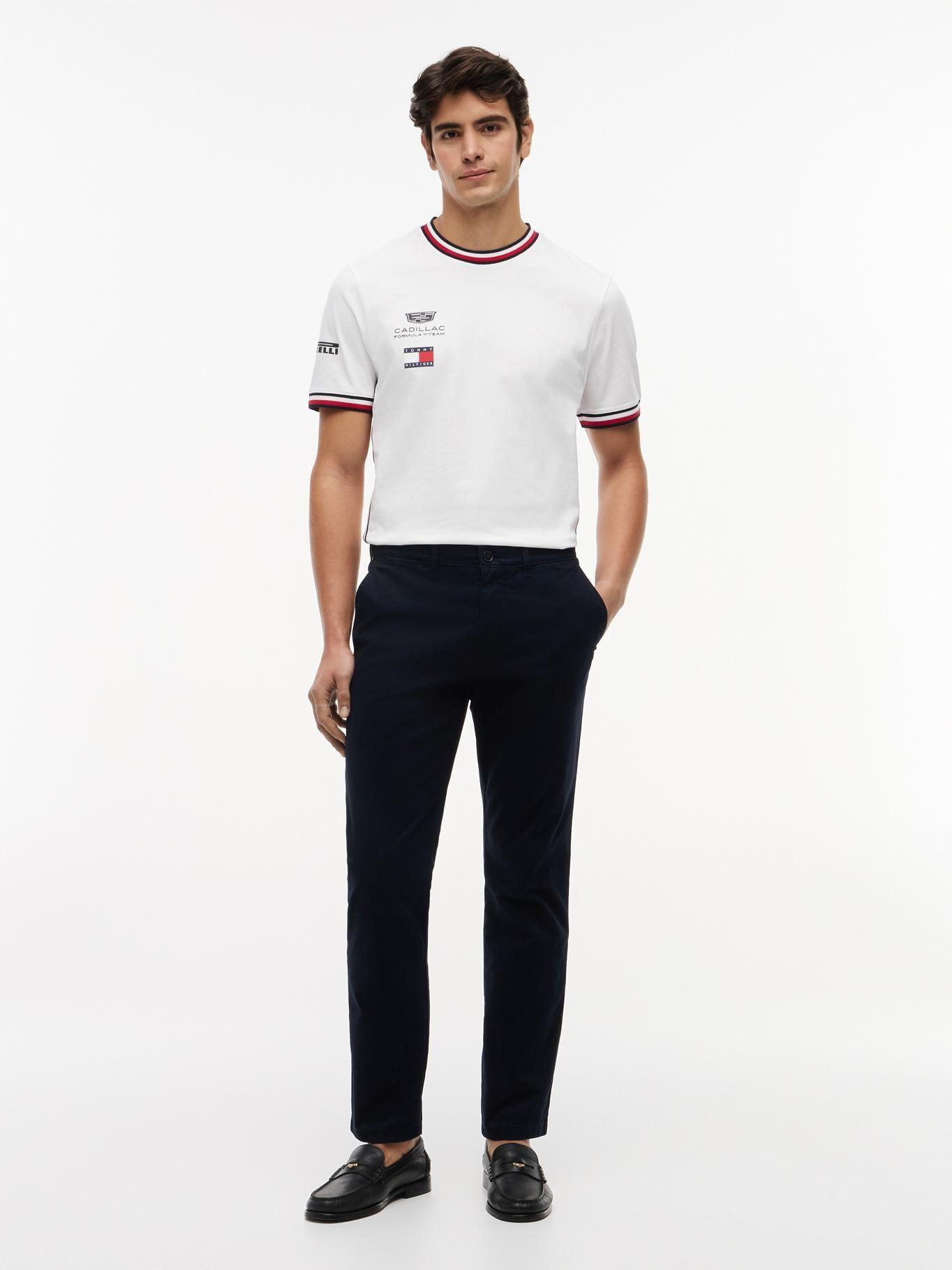 Polera TH x Cadillac F1 Blanco Tommy Hilfiger YBR-2