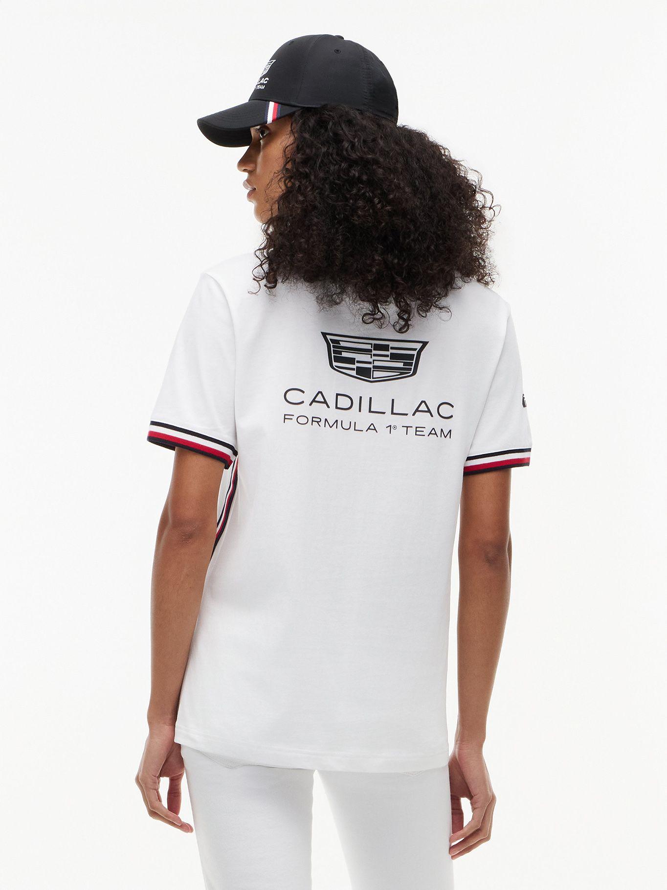 Polera TH x Cadillac F1 Blanco Tommy Hilfiger YBR-5
