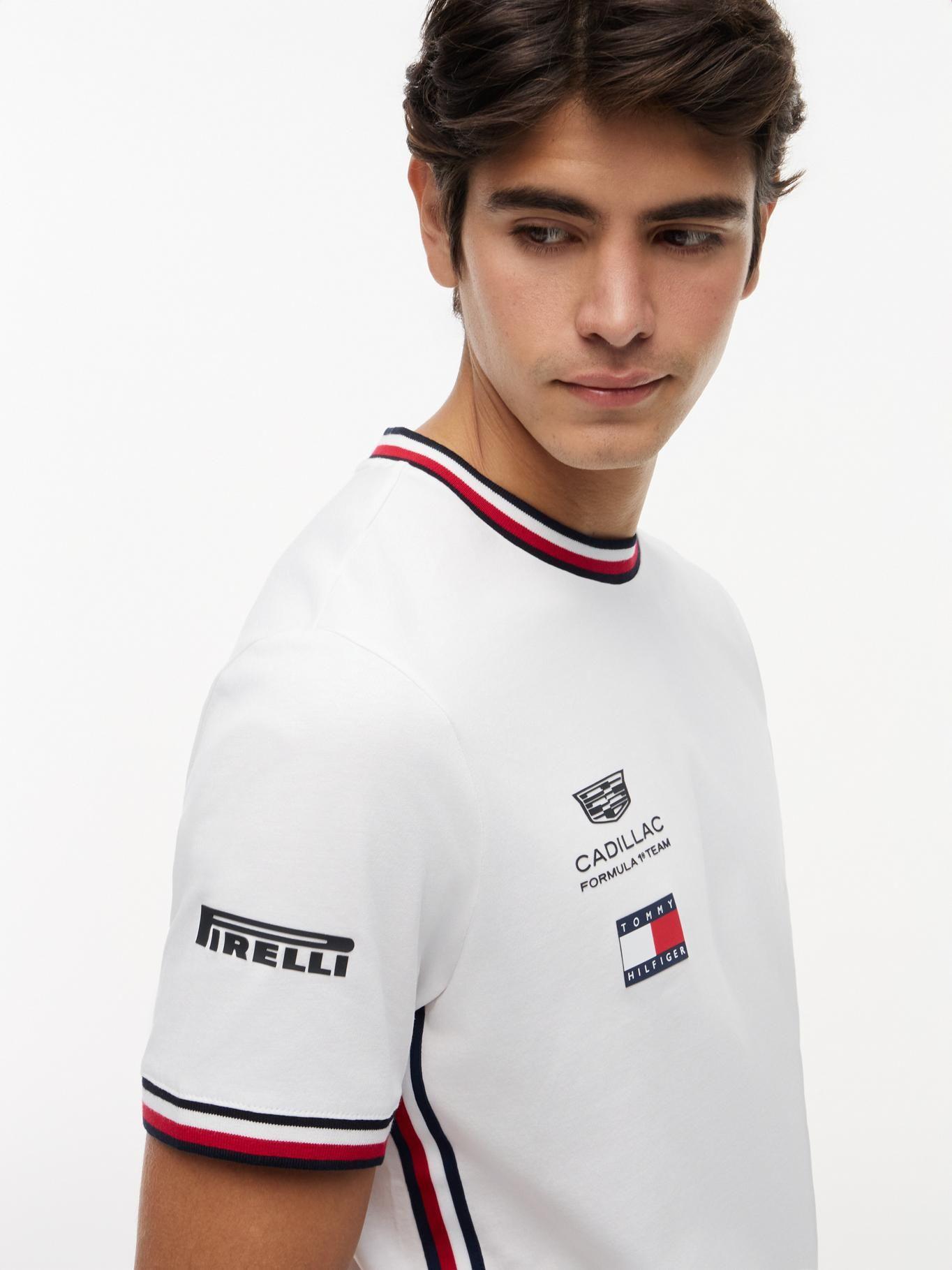 Polera TH x Cadillac F1 Blanco Tommy Hilfiger YBR-6