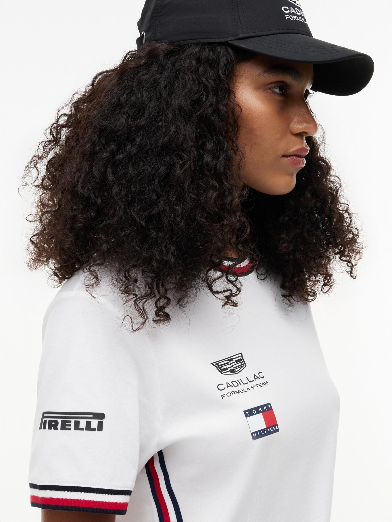 Polera TH x Cadillac F1 Blanco Tommy Hilfiger YBR-7