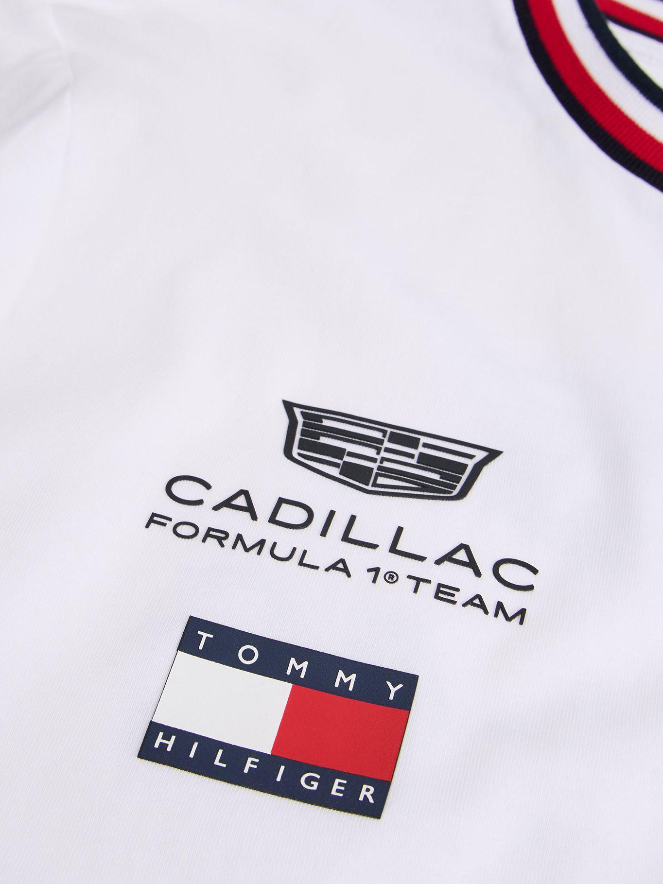 Polera TH x Cadillac F1 Blanco Tommy Hilfiger YBR-8
