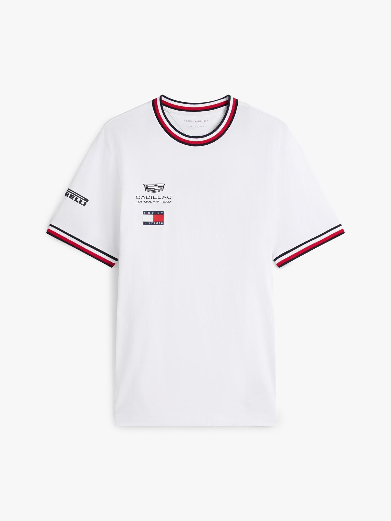 Polera TH x Cadillac F1 Blanco Tommy Hilfiger YBR-9
