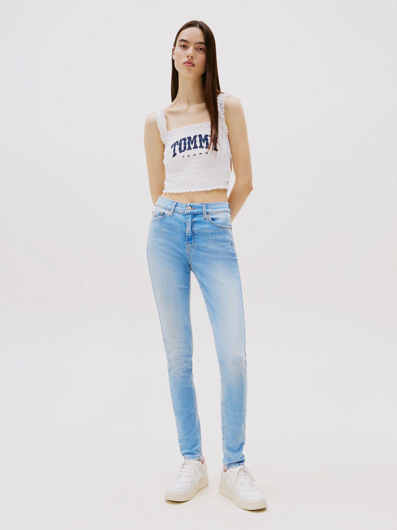 Jeans Nora De Cintura Media Azul Tommy Jeans-0