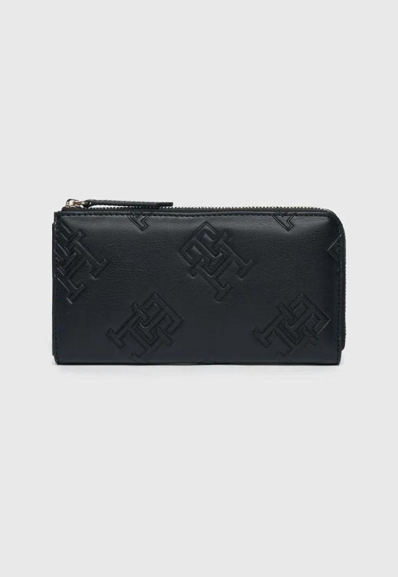 Billetera Print Monogram Negro Tommy Hilfiger-0