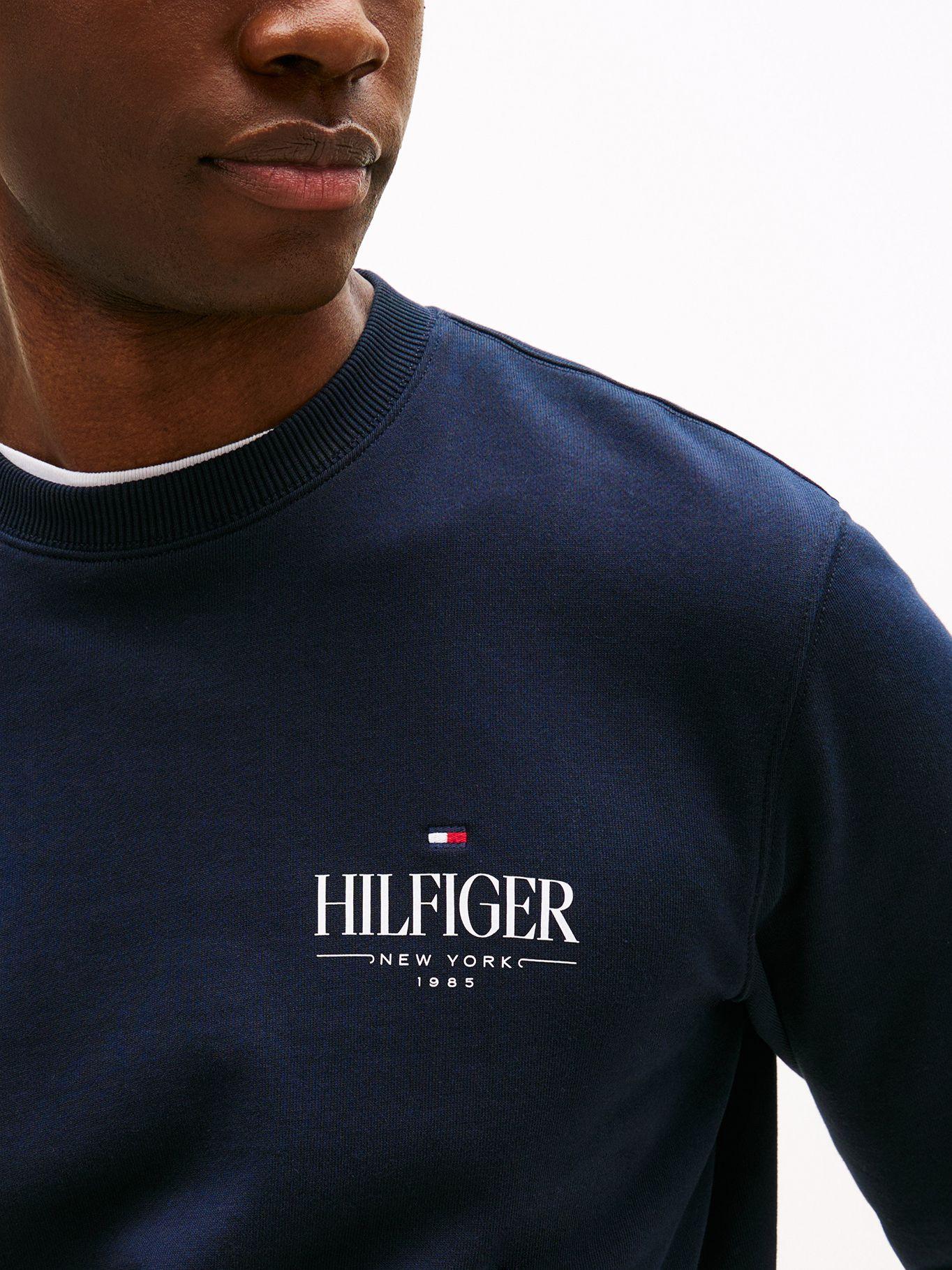 Polerón Stacked Con Logo Azul DW5 Tommy Hilfiger-3