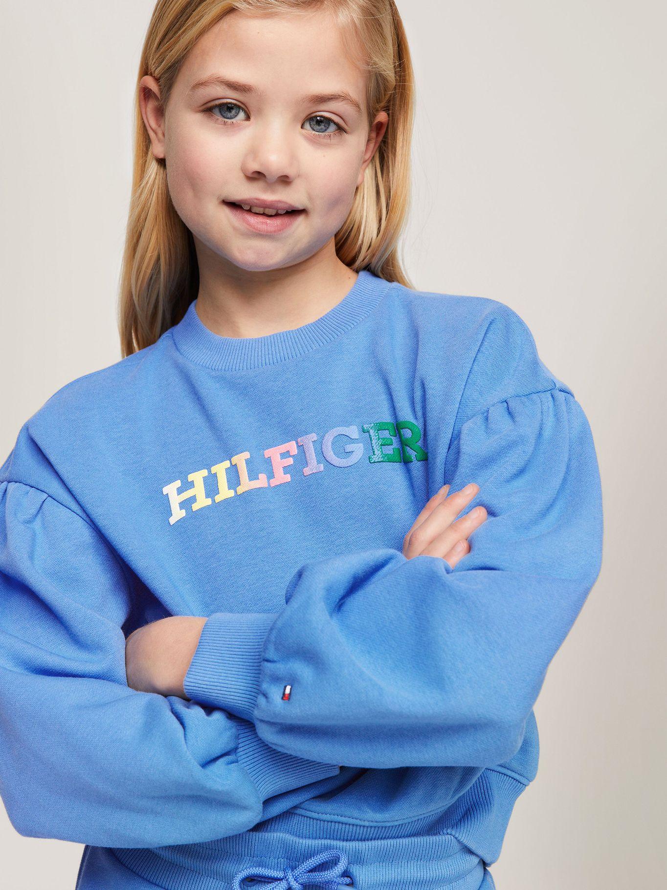 Polerón Niña monotipo Azul Tommy Hilfiger-3