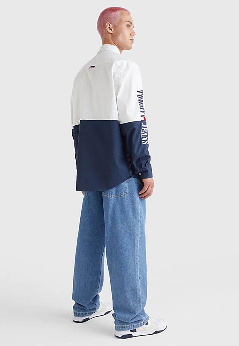 Camisa Color Block Skater Blanco Tommy Hilfiger-2