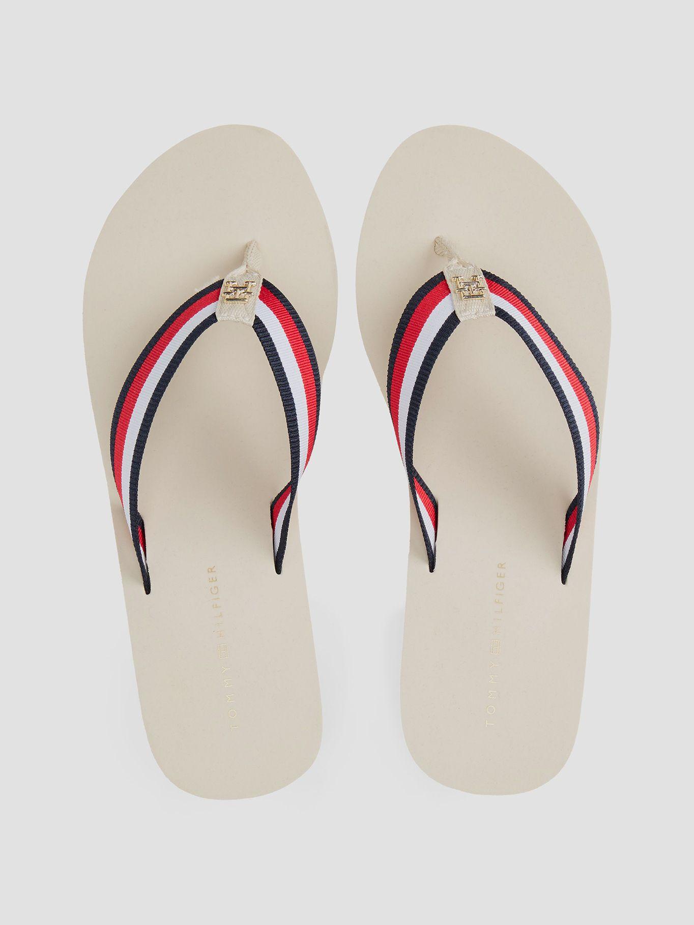 Sandalias De Cuña Corporate Beige Tommy Hilfiger-2