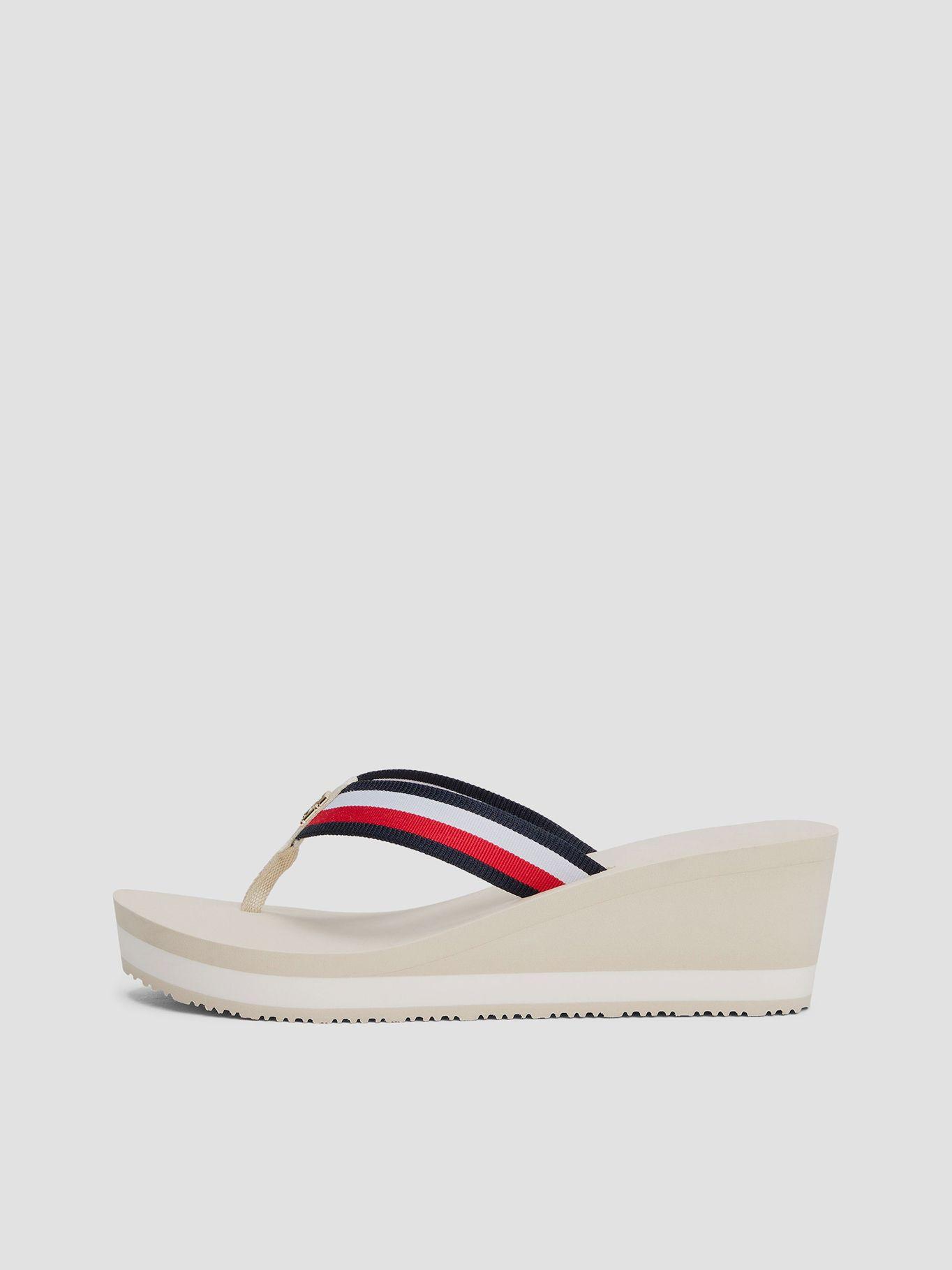 Sandalias De Cuña Corporate Beige Tommy Hilfiger-5