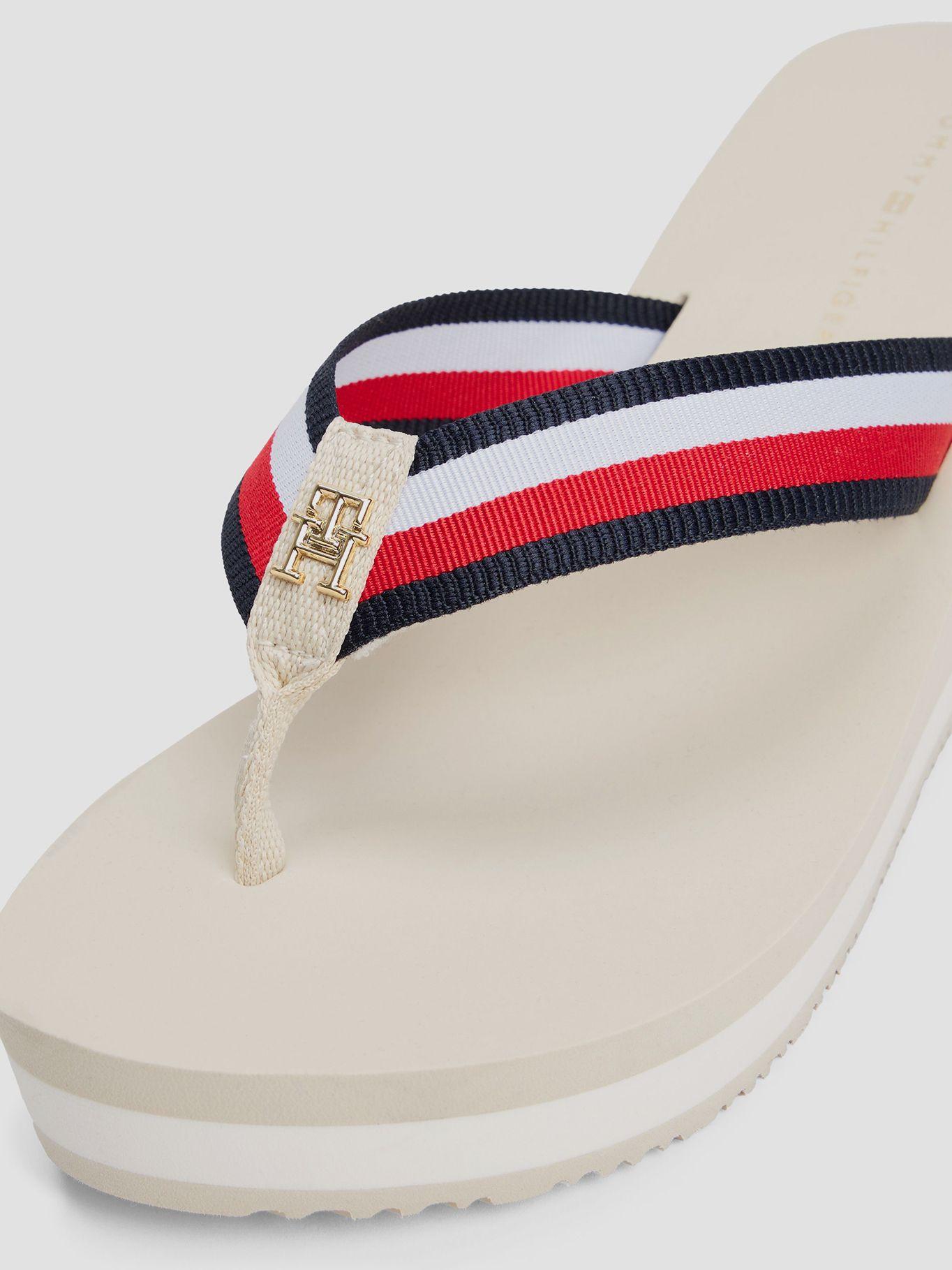 Sandalias De Cuña Corporate Beige Tommy Hilfiger-6