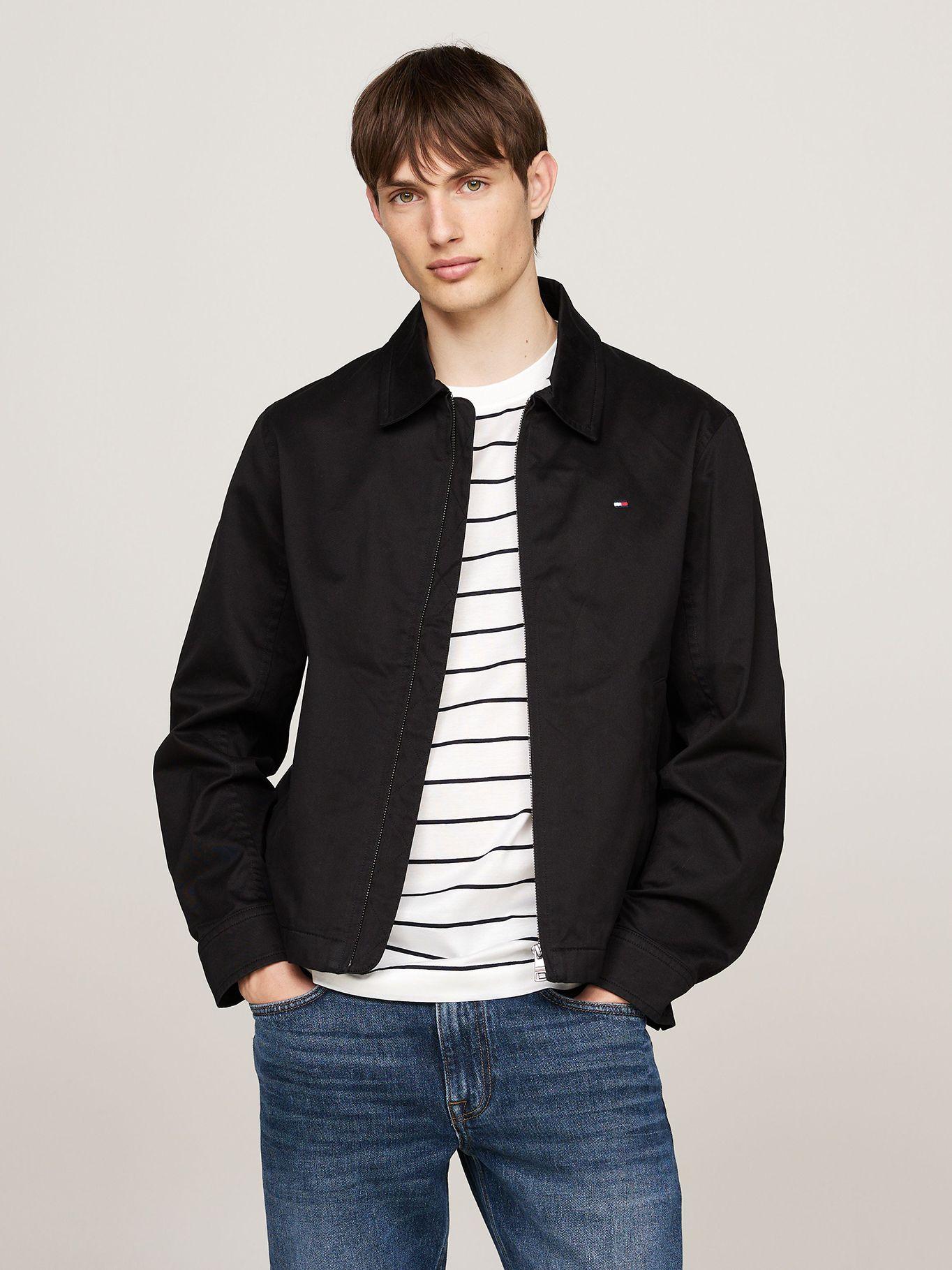 Chaqueta Cotton Ivy Con Cierre Negro Tommy Hilfiger-0