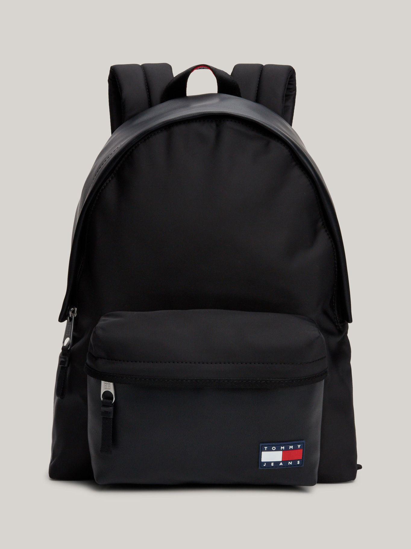 Mochila Solid Con Logo Engomado Negro Tommy Hilfiger-0