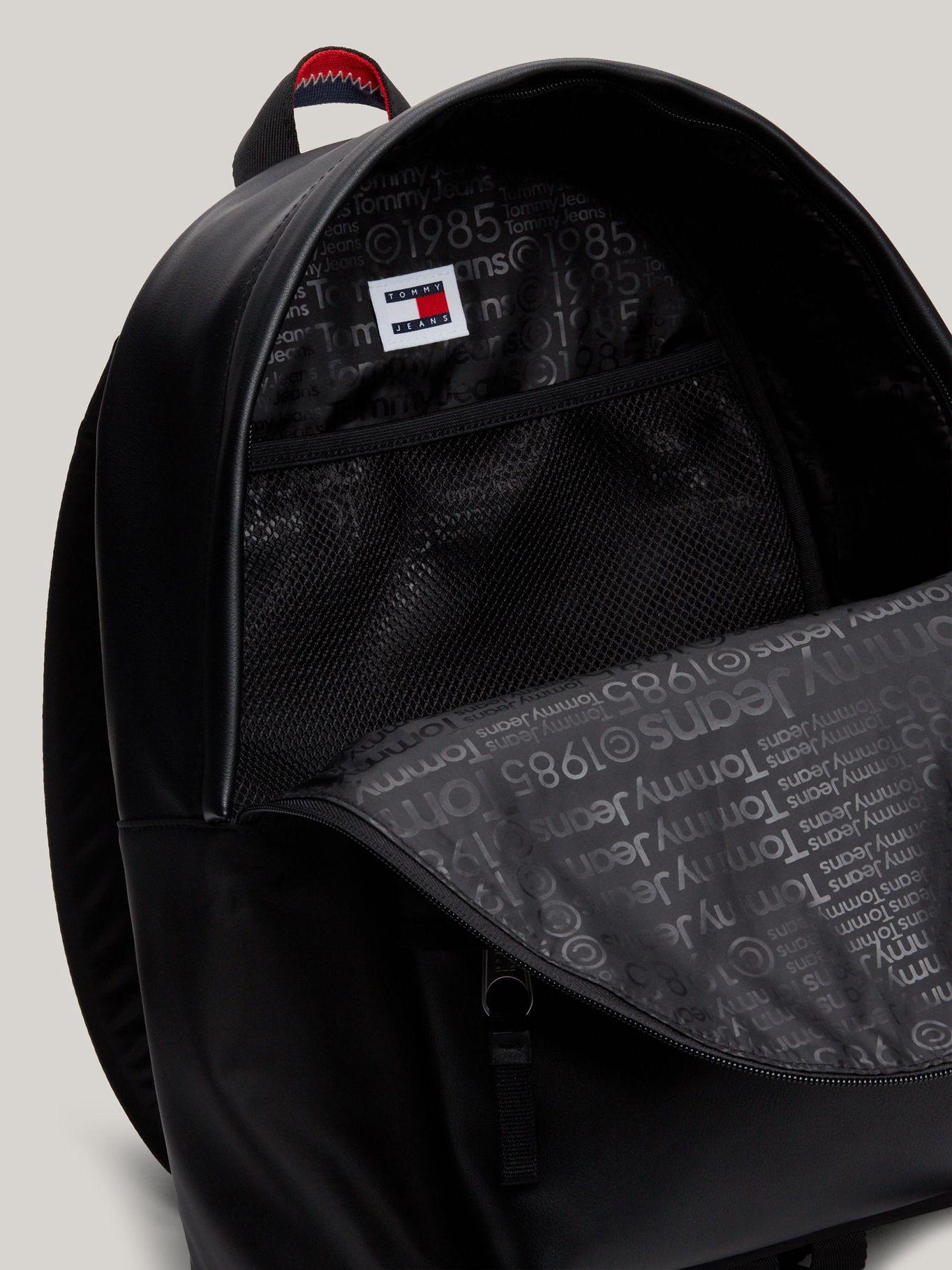Mochila Solid Con Logo Engomado Negro Tommy Hilfiger-3