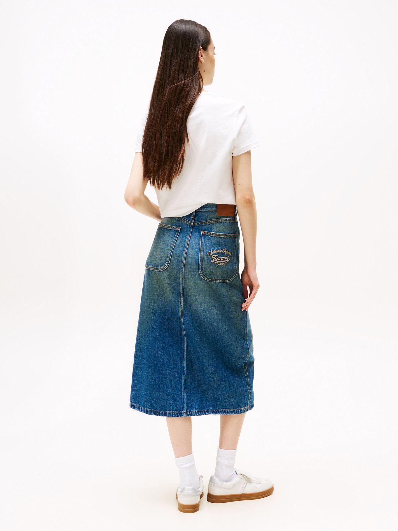 Falda Denim Midi Claire Azul Tommy Jeans-2