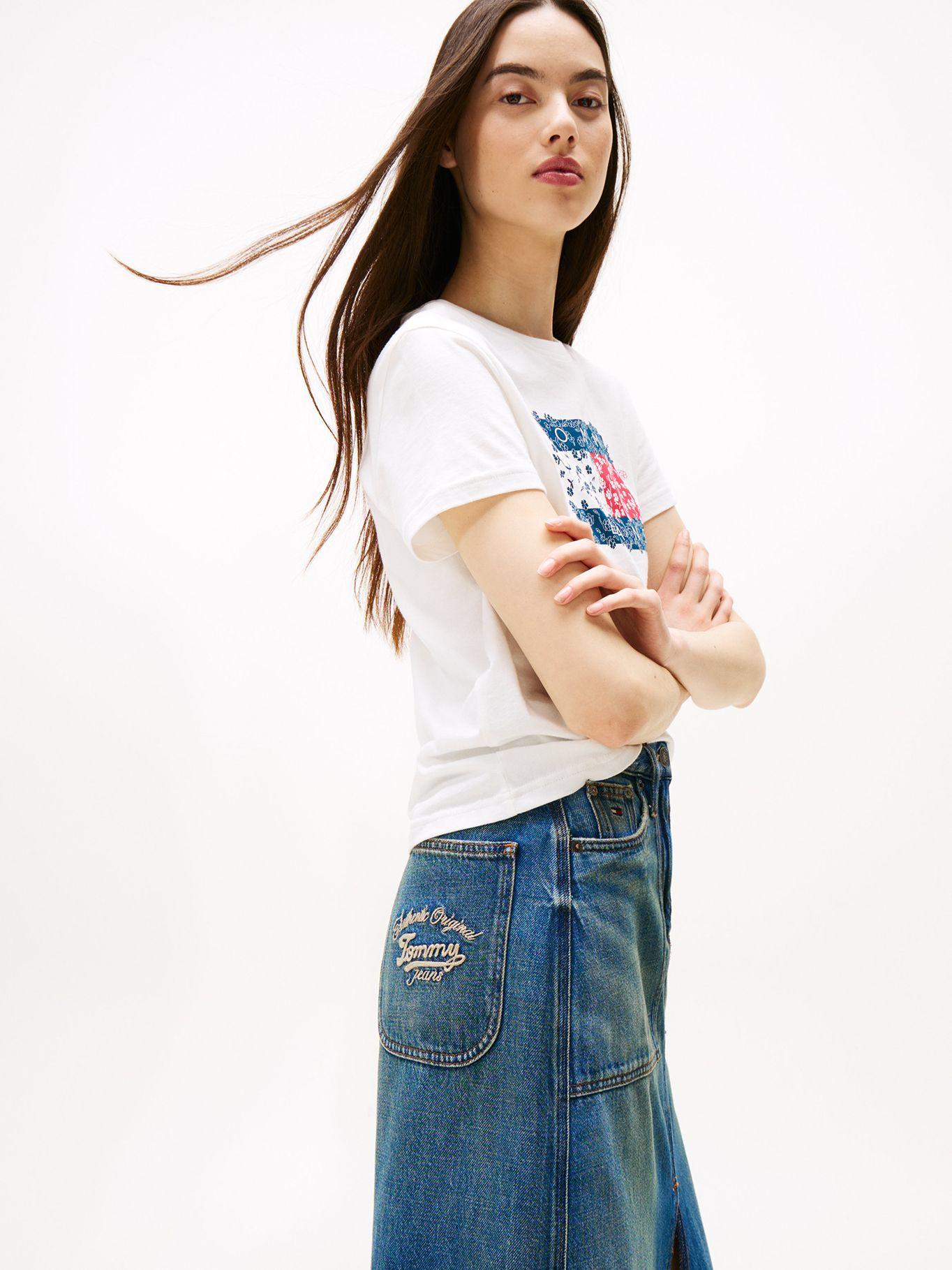 Falda Denim Midi Claire Azul Tommy Jeans-3