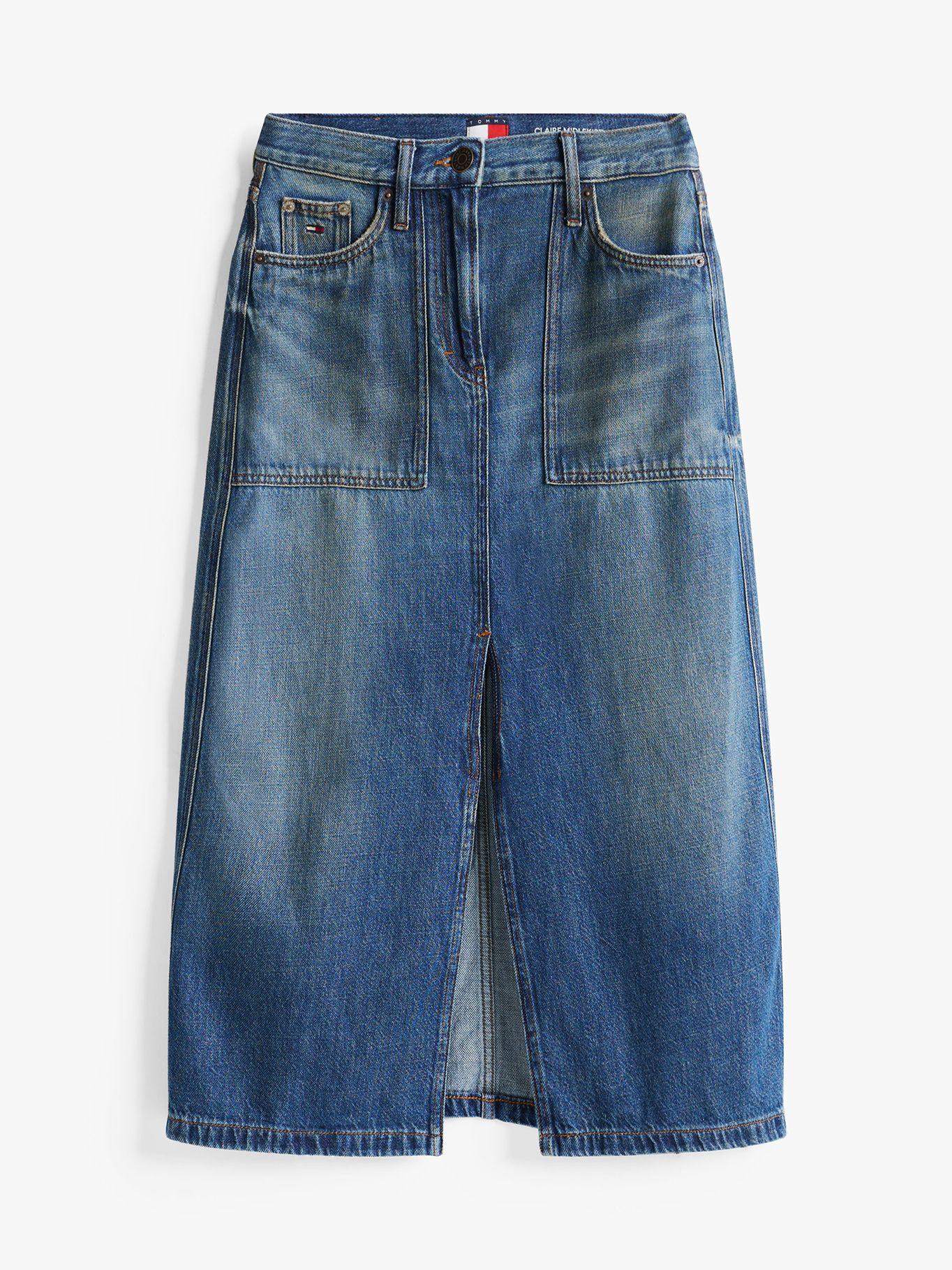 Falda Denim Midi Claire Azul Tommy Jeans-4