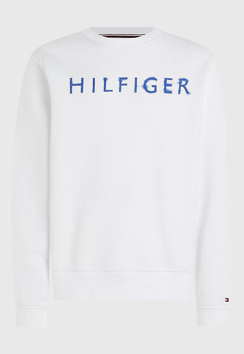 Polerón Con Logo Artístico Blanco Tommy Hilfiger-4