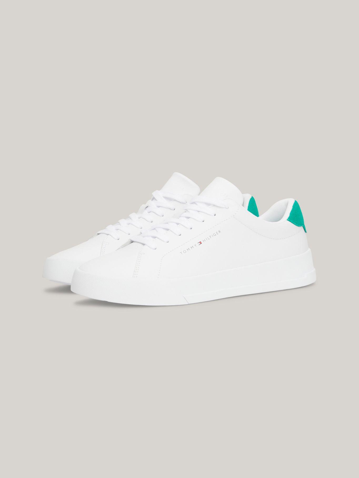 Zapatillas Court De Cuero
 Blanco Tommy Hilfiger-0