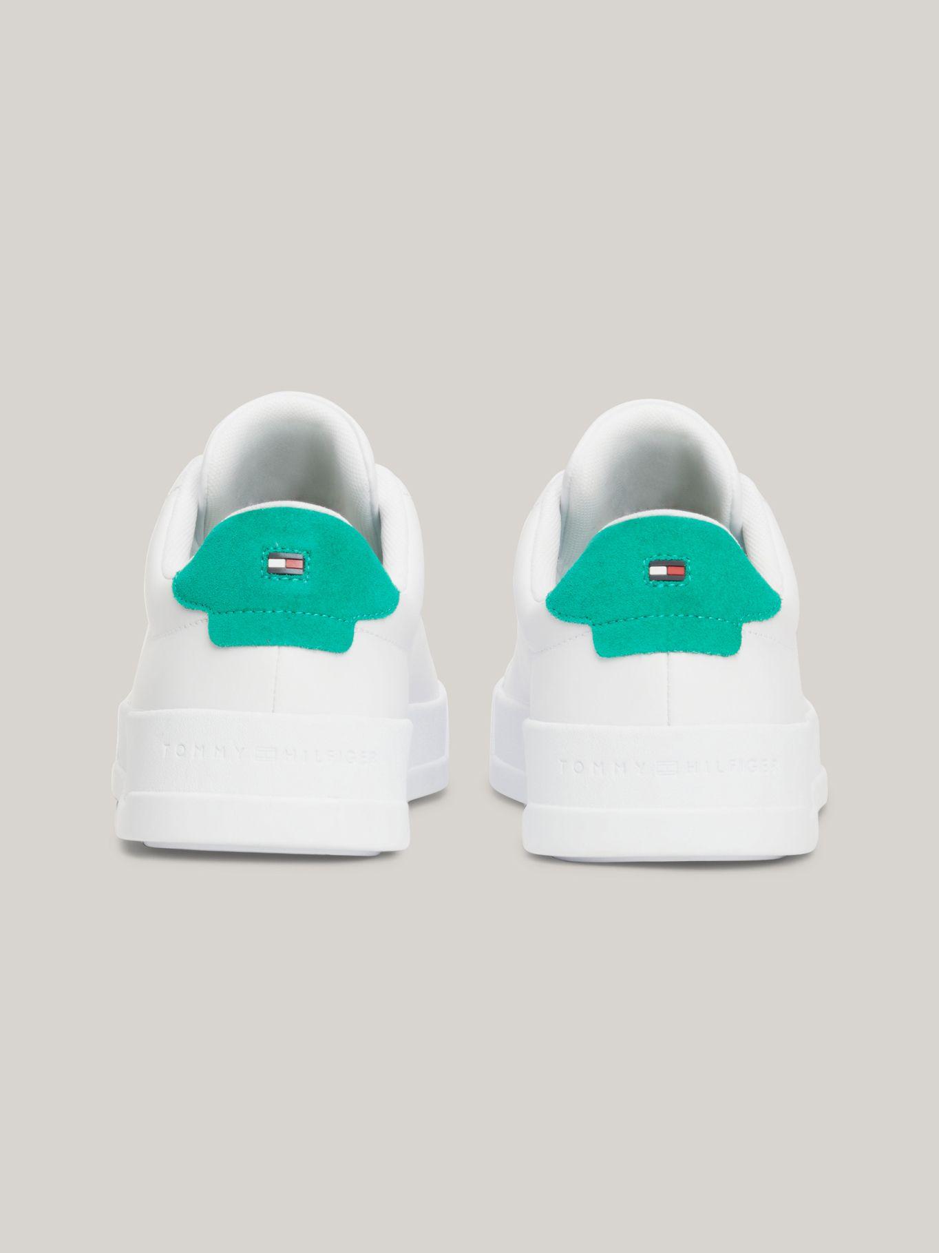 Zapatillas Court De Cuero
 Blanco Tommy Hilfiger-1