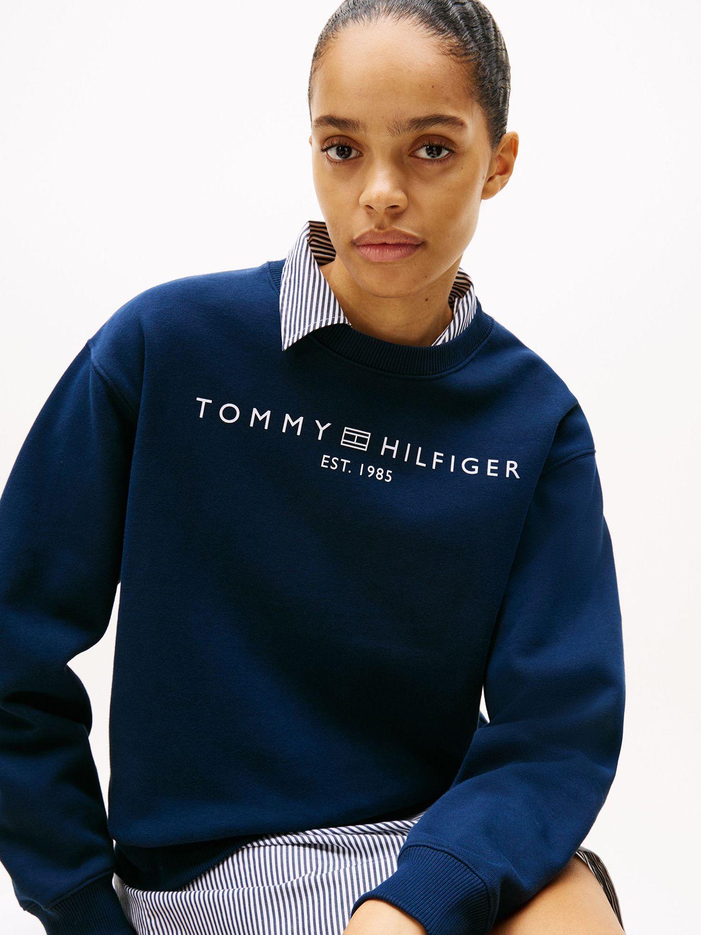 Polerón Modern Con Logo C1G Azul Tommy Hilfiger-3