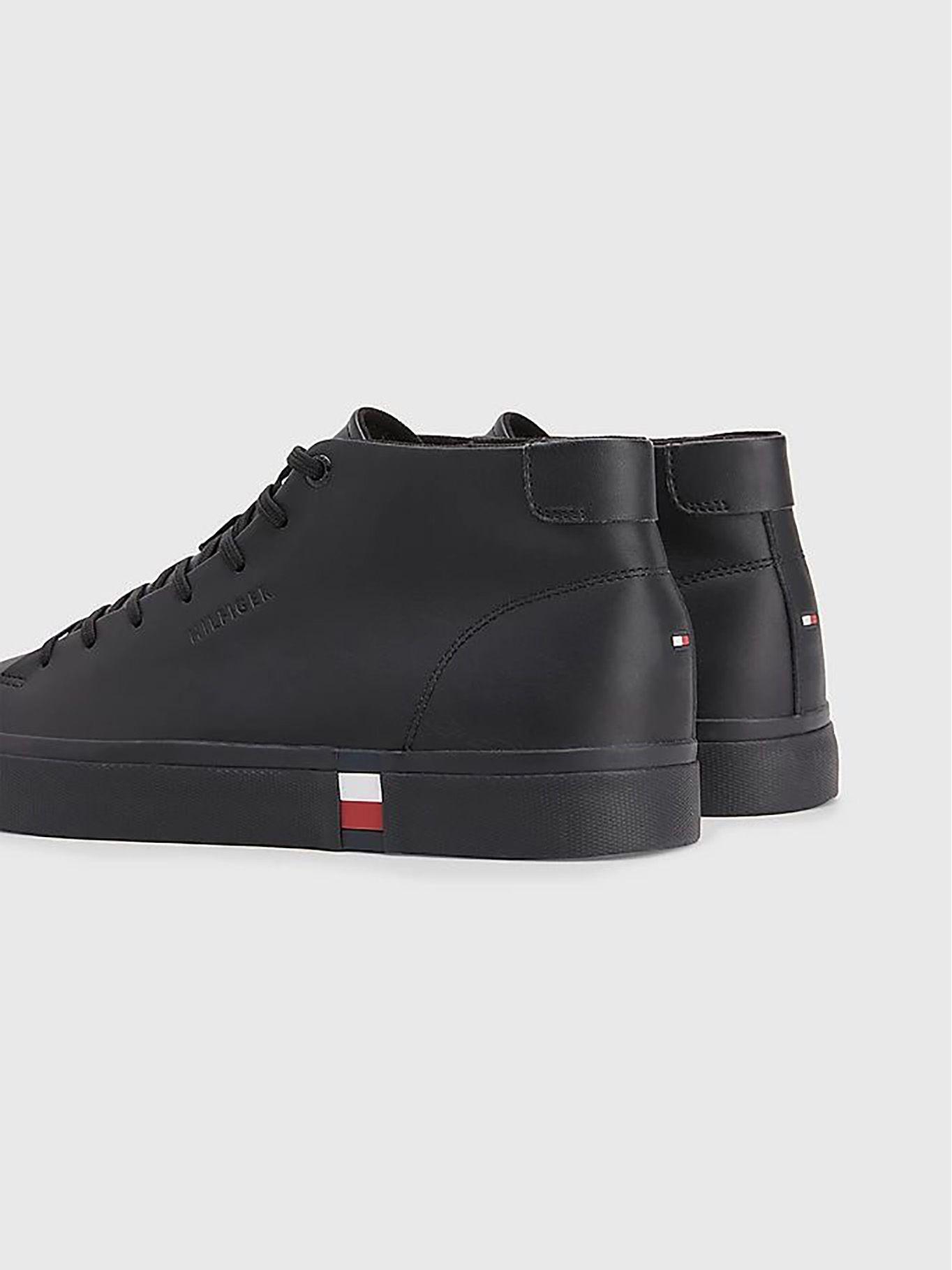 Zapatillas Modern Caña Alta Negro Tommy Hilfiger-1